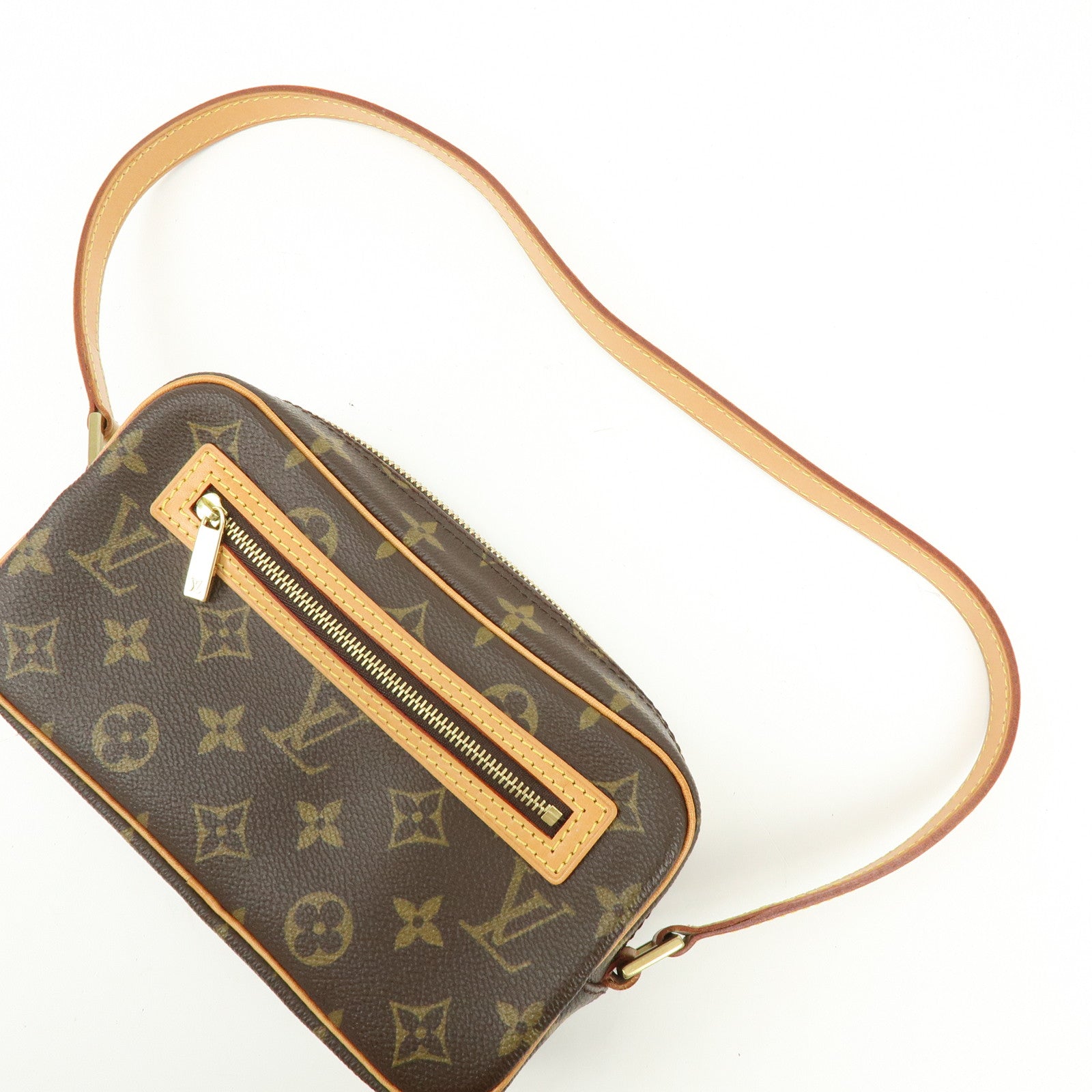 Louis Vuitton Monogram Pochette Cite Shoulder Bag Brown M51183