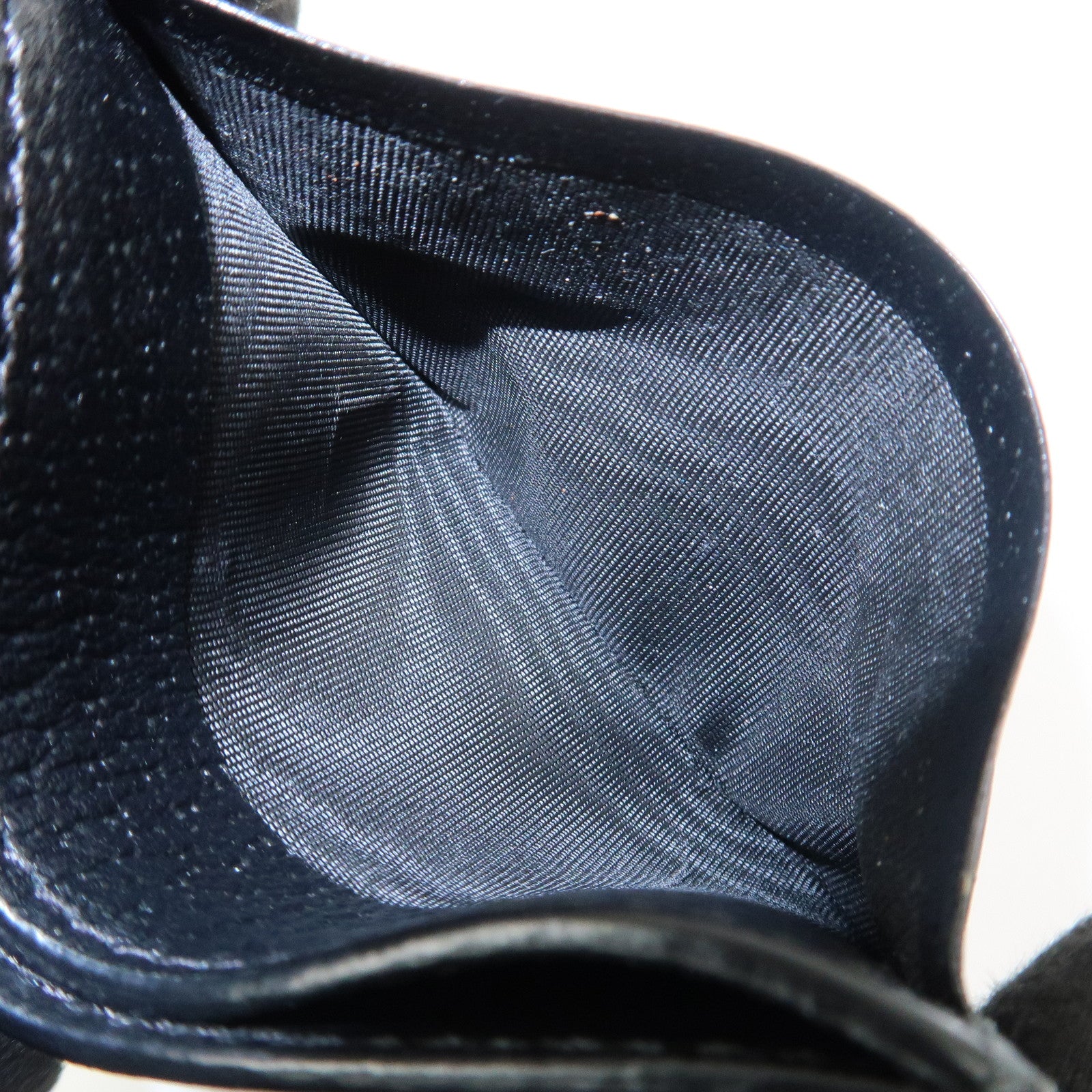 GUCCI Animalier Leather Card Case Card Holder Black 523685