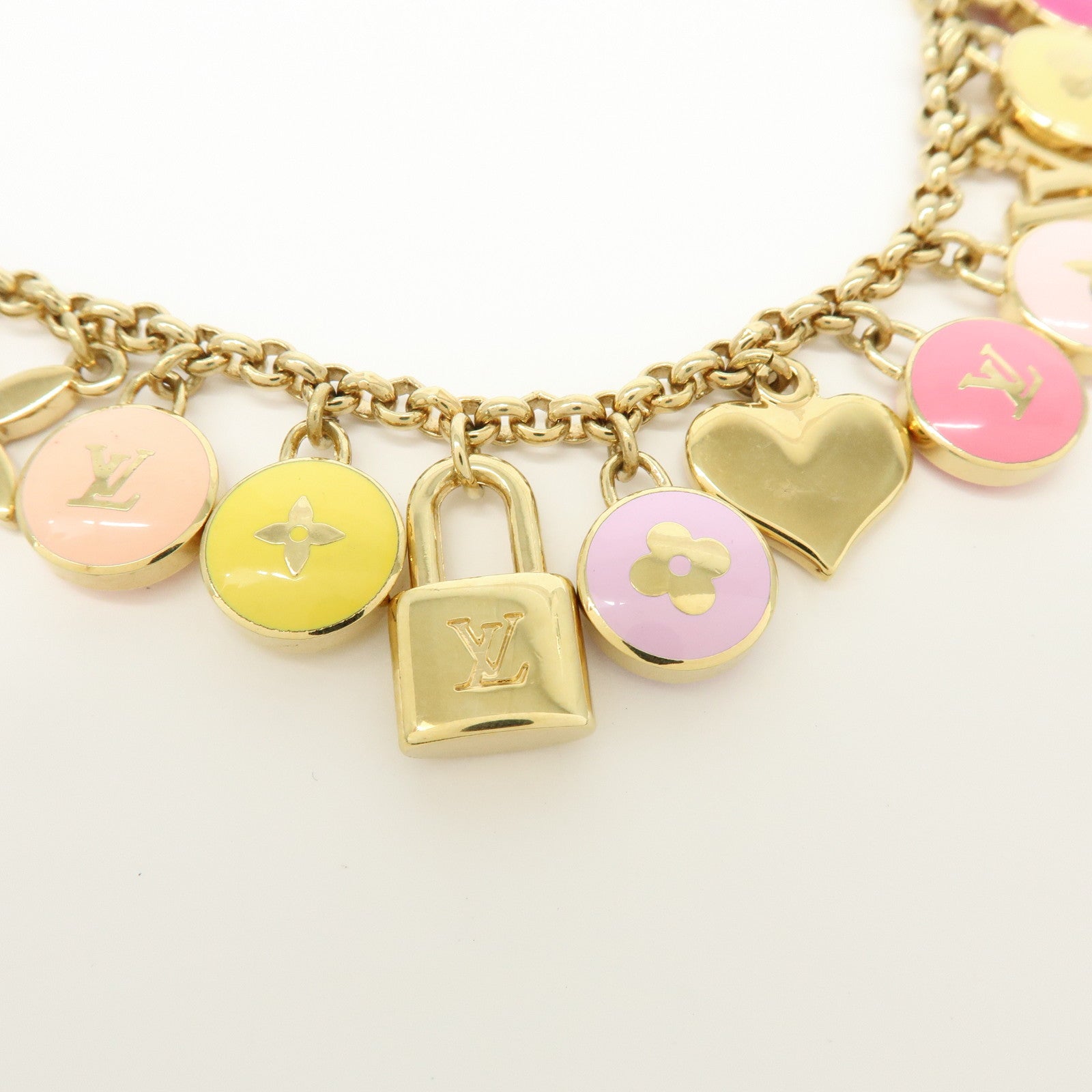 Louis Vuitton Porte Cles Chaine Pastilles Metal Key Chain M66172