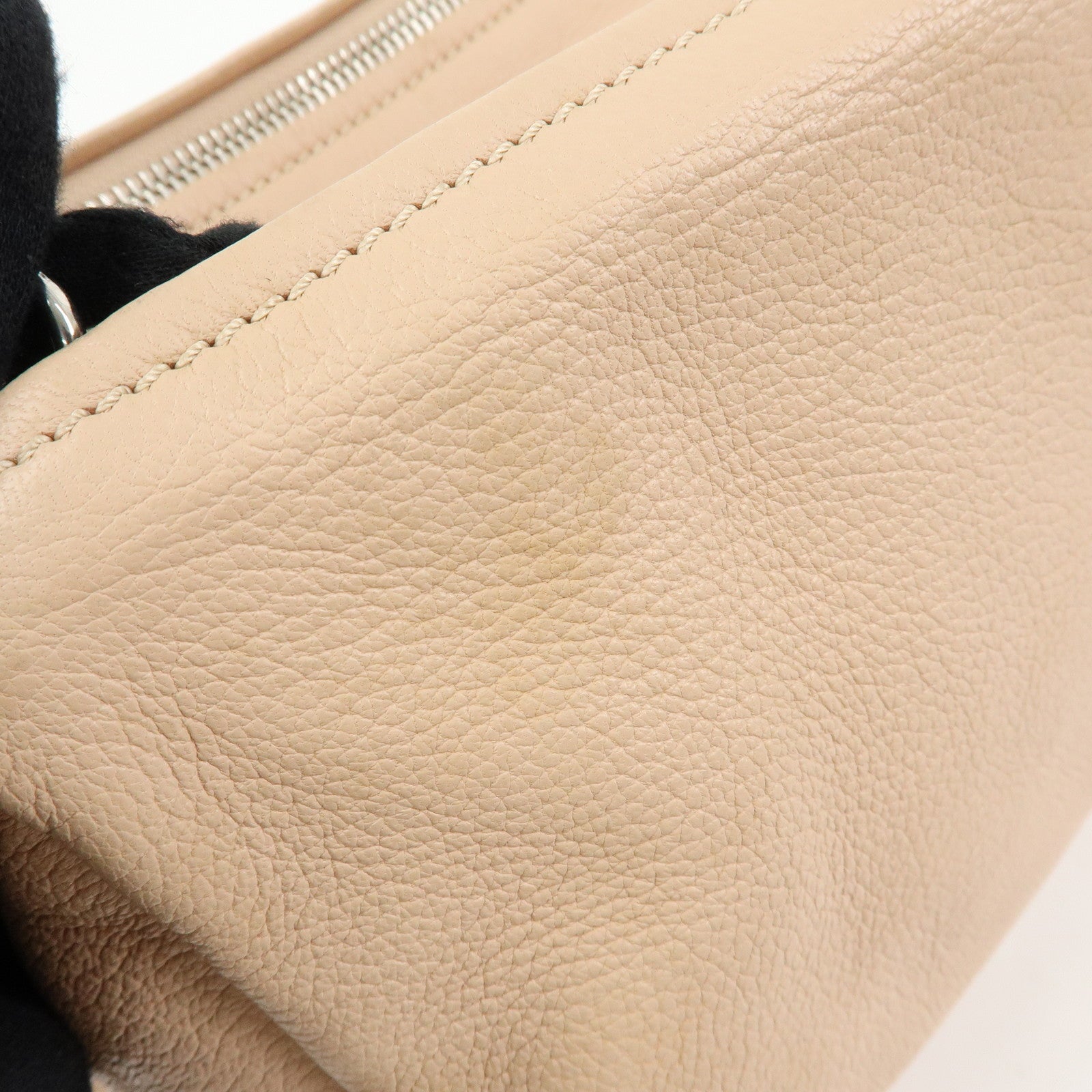 GIVENCHY Pandora Leather 2Way Bag Hand Bag Shoulder Bag Beige