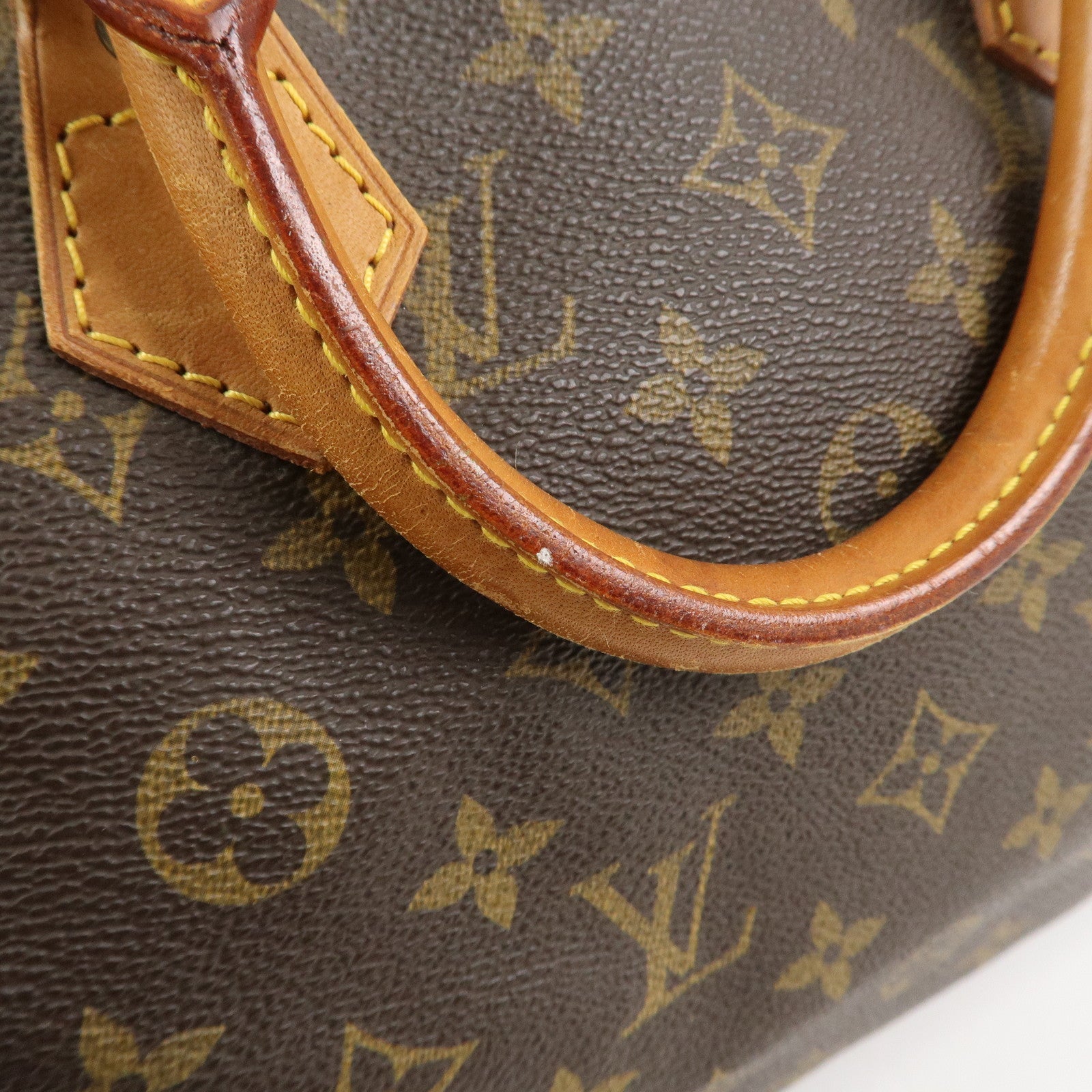 Louis Vuitton Monogram Speedy 30 Boston Bag Hand Bag Brown M41526