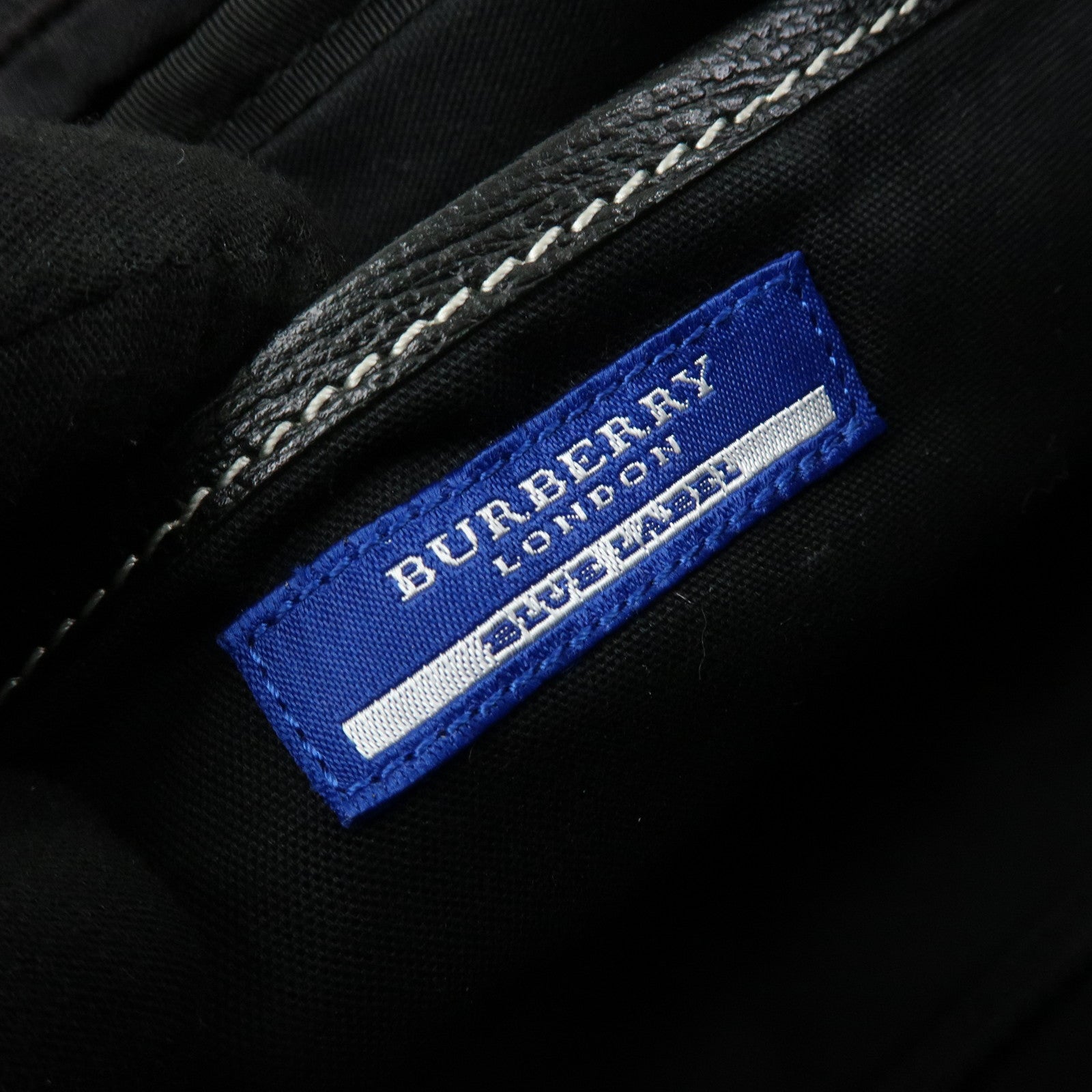 BURBERRY blue Label Canvas Shoulder Bag Crossbody Bag Black