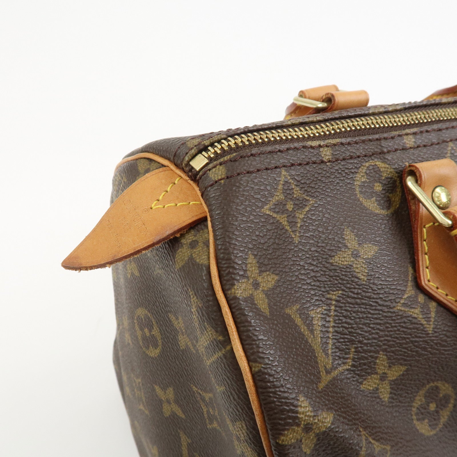 Louis Vuitton Monogram Speedy 30 Boston Bag Hand Bag Brown M41526