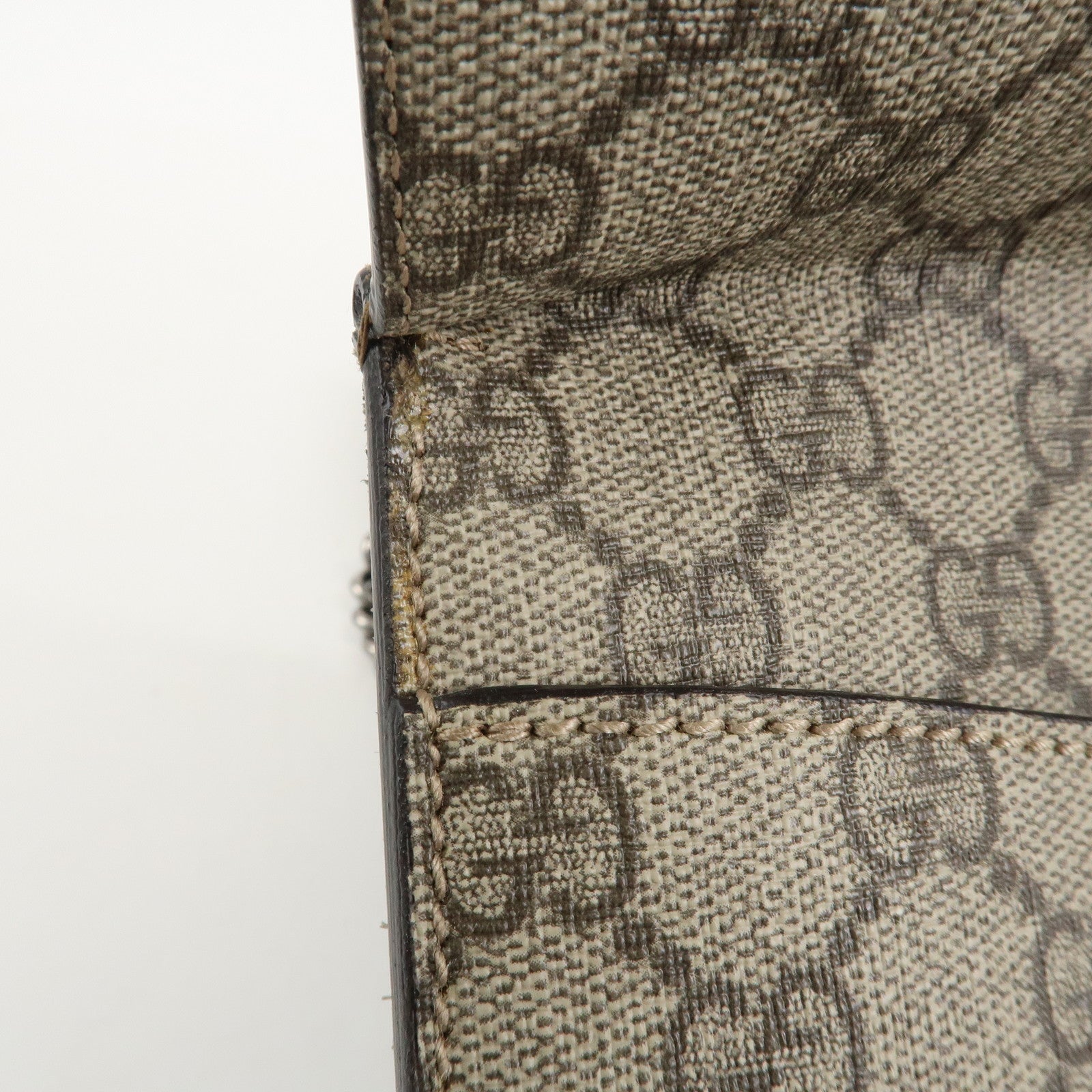 GUCCI Dionysus GG Supreme Chain Shoulder Bag Brown 403348 Used