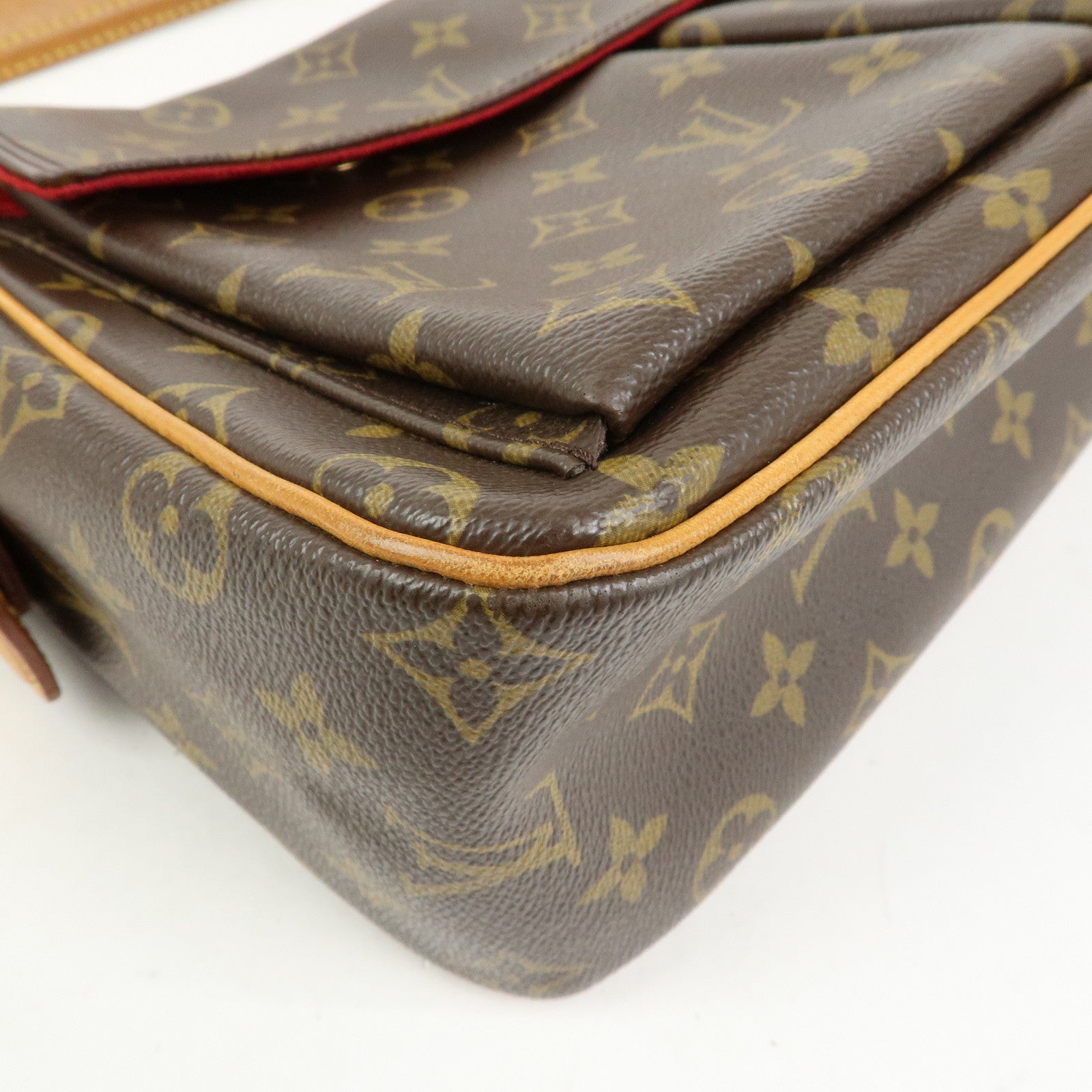 Louis Vuitton Monogram Viva Cite GM Shoulder Bag Brown M51163