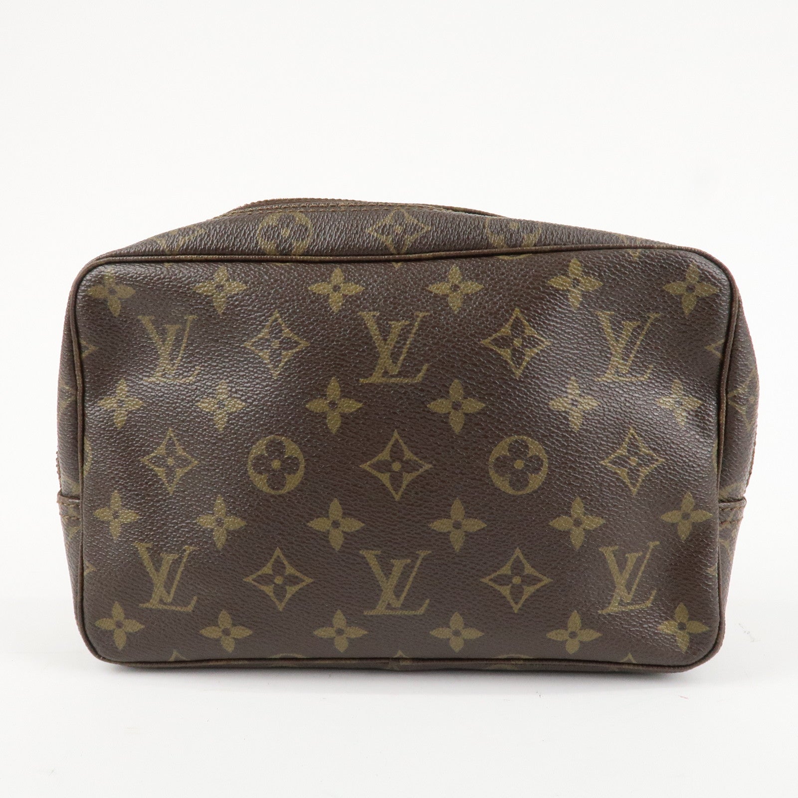 Louis Vuitton Monogram Trousse Toilette 23 Pouch Brown M47524 Used