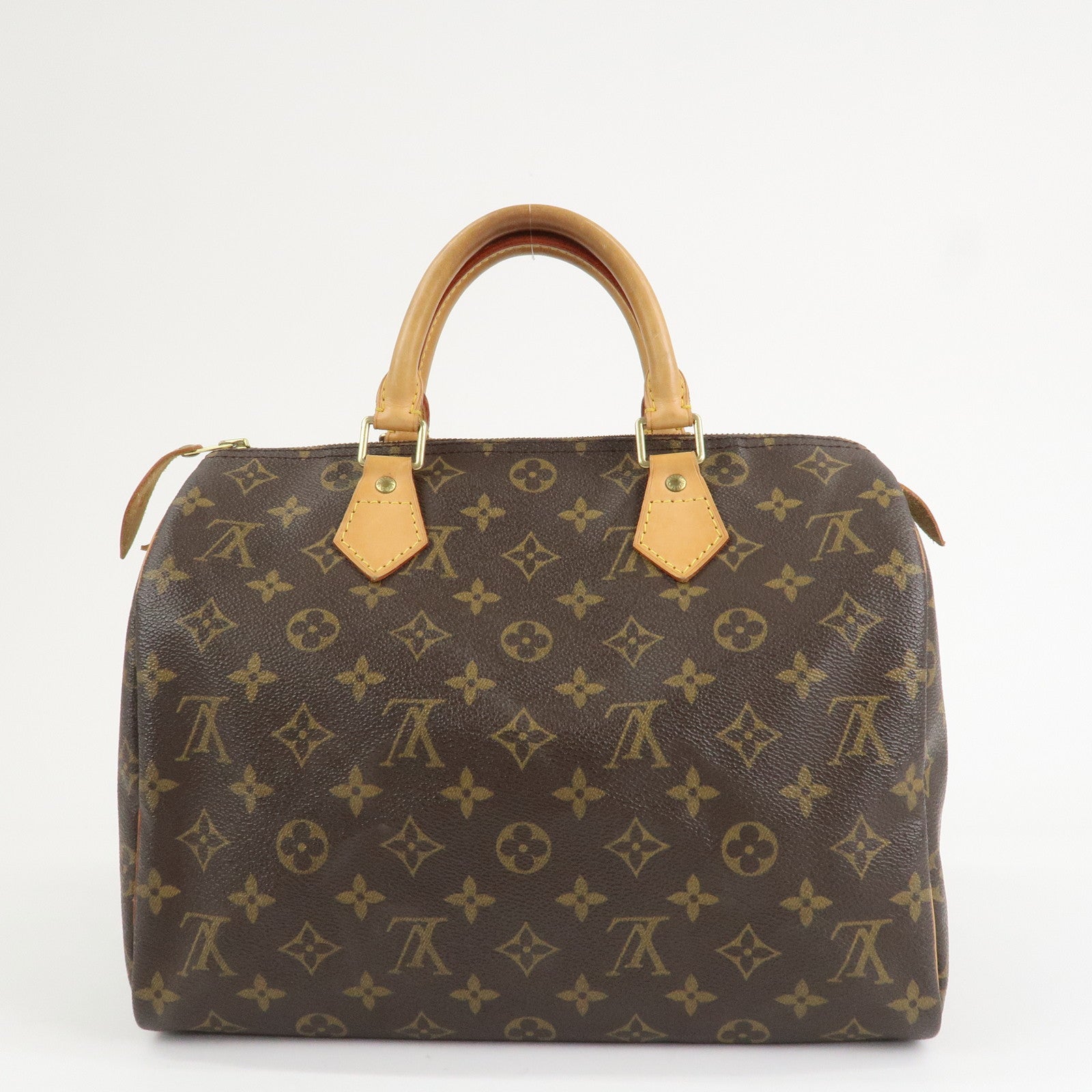 Louis Vuitton Monogram Speedy 30 Boston Bag Hand Bag Brown M41526