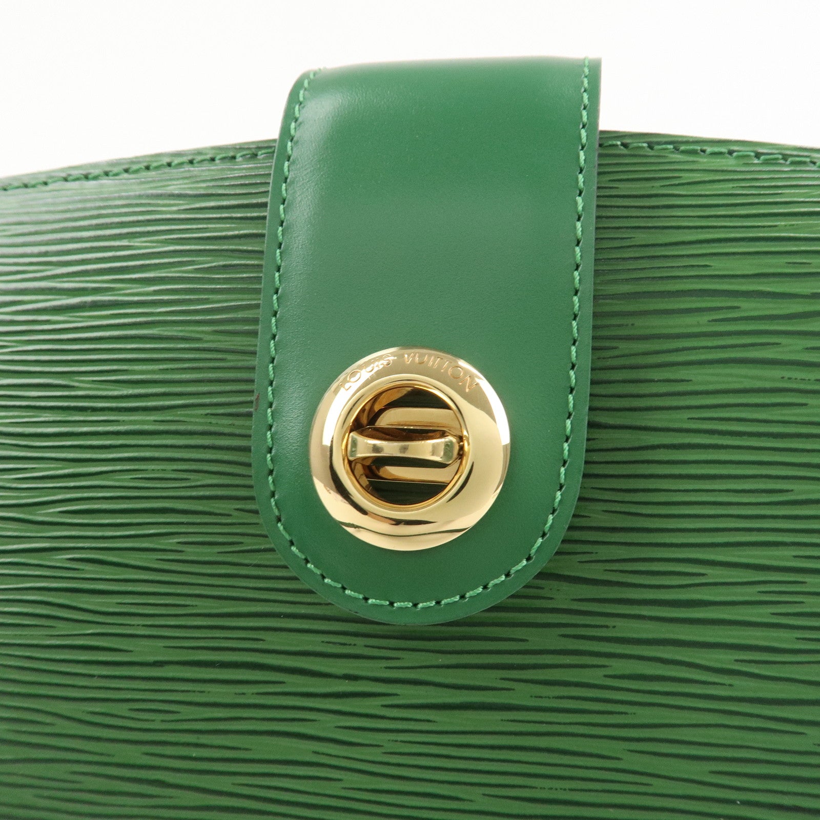 Louis Vuitton Epi Capucines Leather Shoulder Bag BorneoGreen M52344