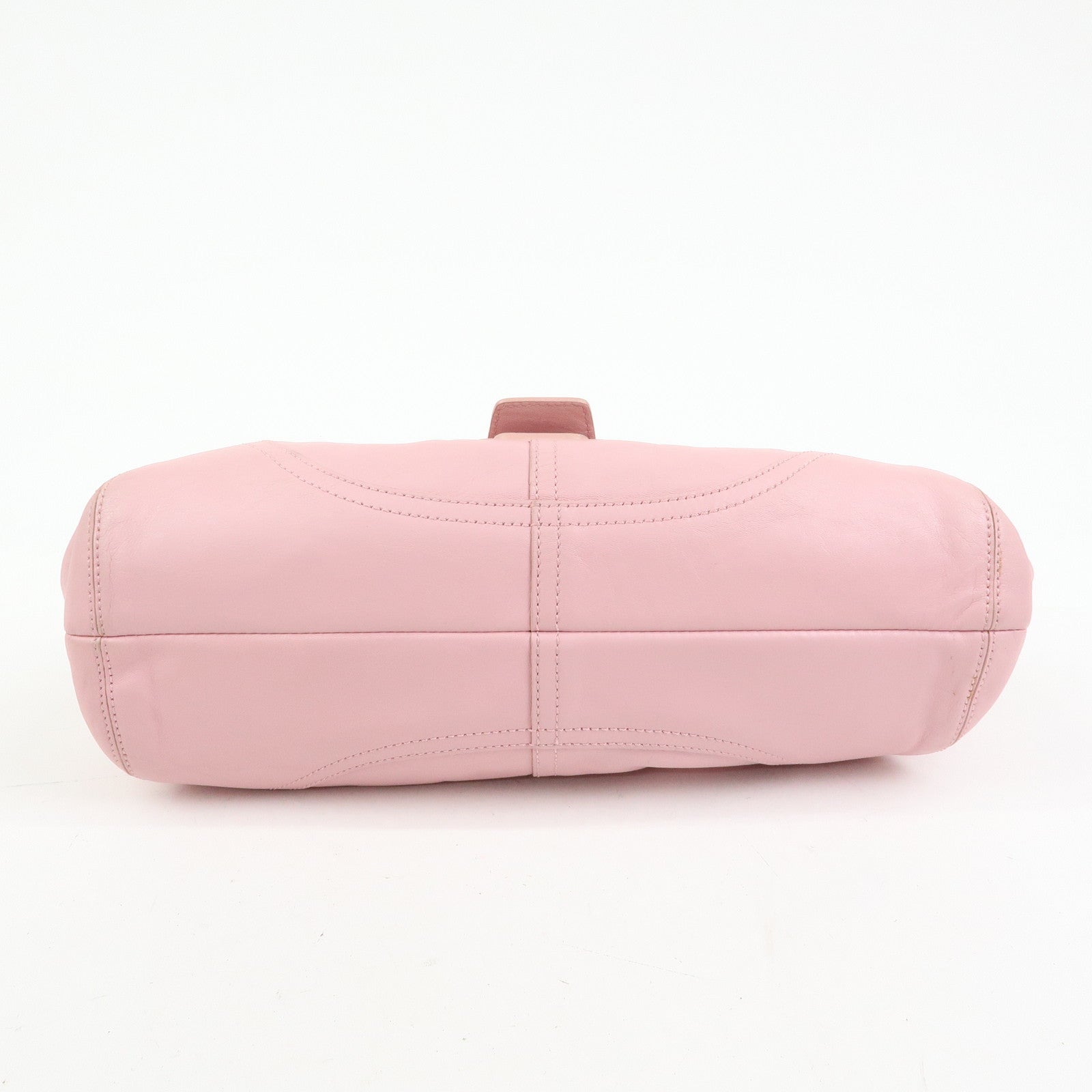 COACH Set of 2 Leather Shoulder Bag Shoulder Wallet Pink Beige
