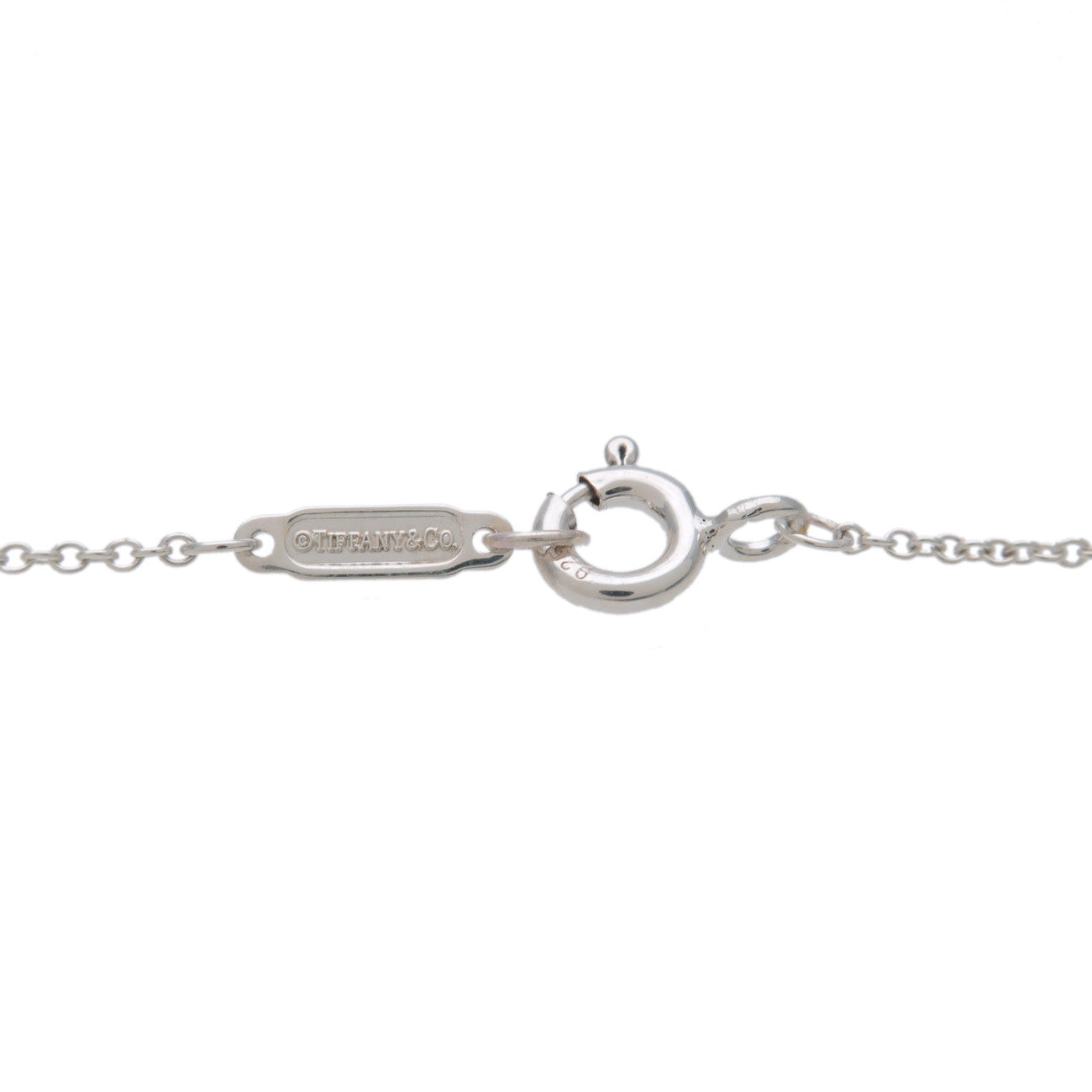 Tiffany & Co Notes Square Necklace SV925 Silver