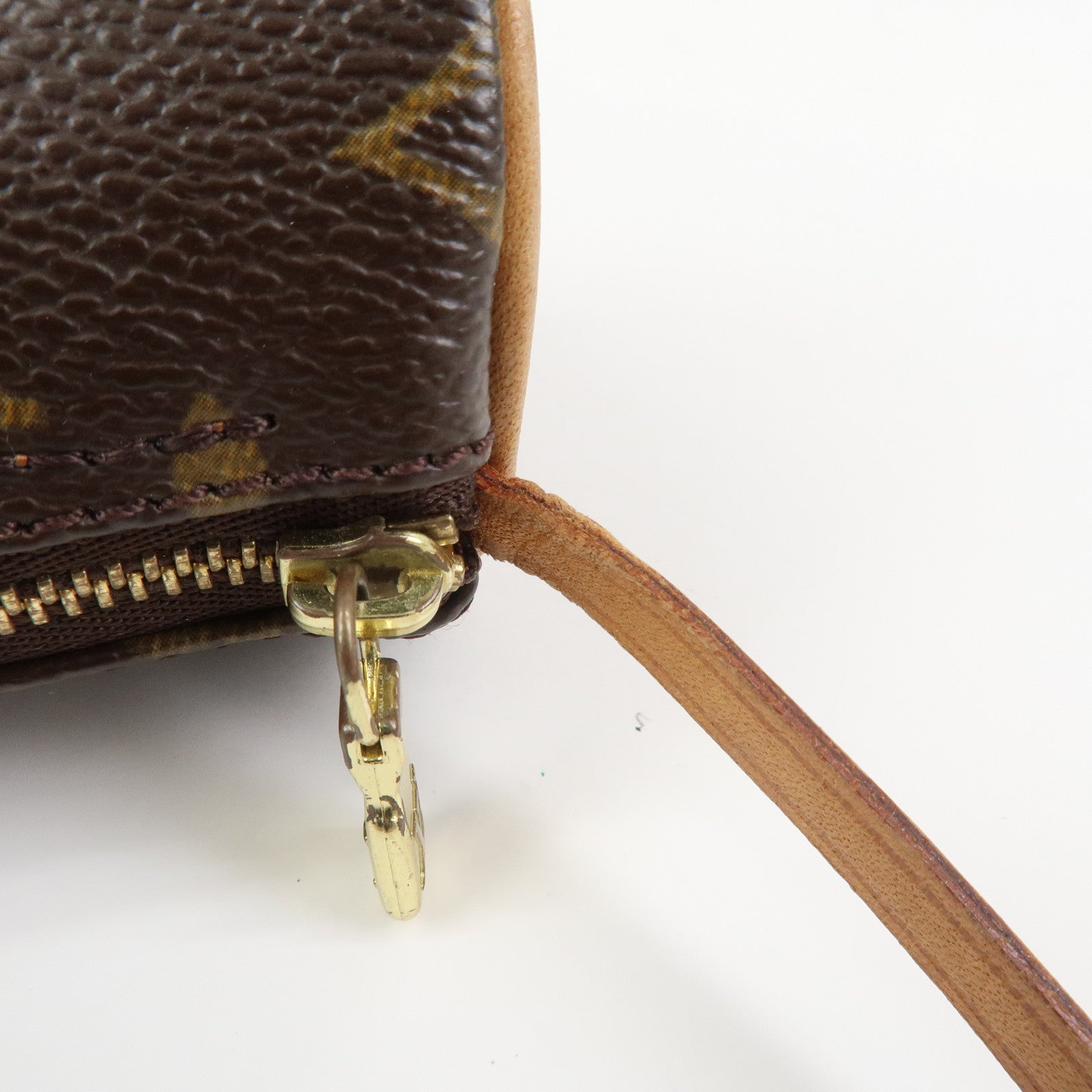 Louis Vuitton Monogram Set of 2  Mini Pouch for Papillon Bag Brown