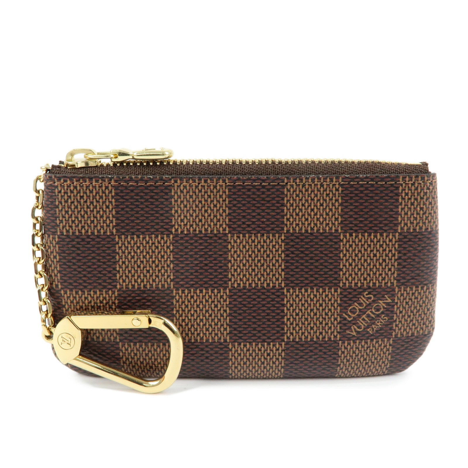 Louis Vuitton Damier Canvas Pochette Cles Damier Ebene N62658