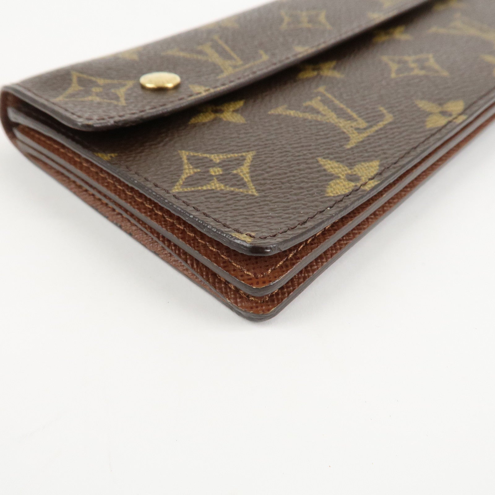 Louis Vuitton Monogram Portefeuille Accordeon Long Wallet M58008 Used