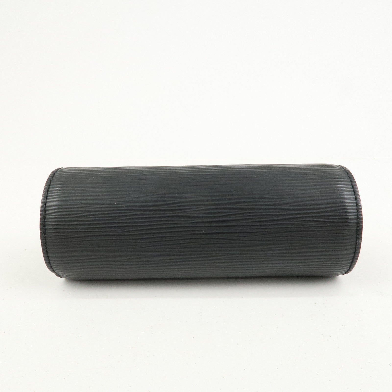 Louis Vuitton Epi Leather Mini Pouch For Soufflot Hand Bag Noir