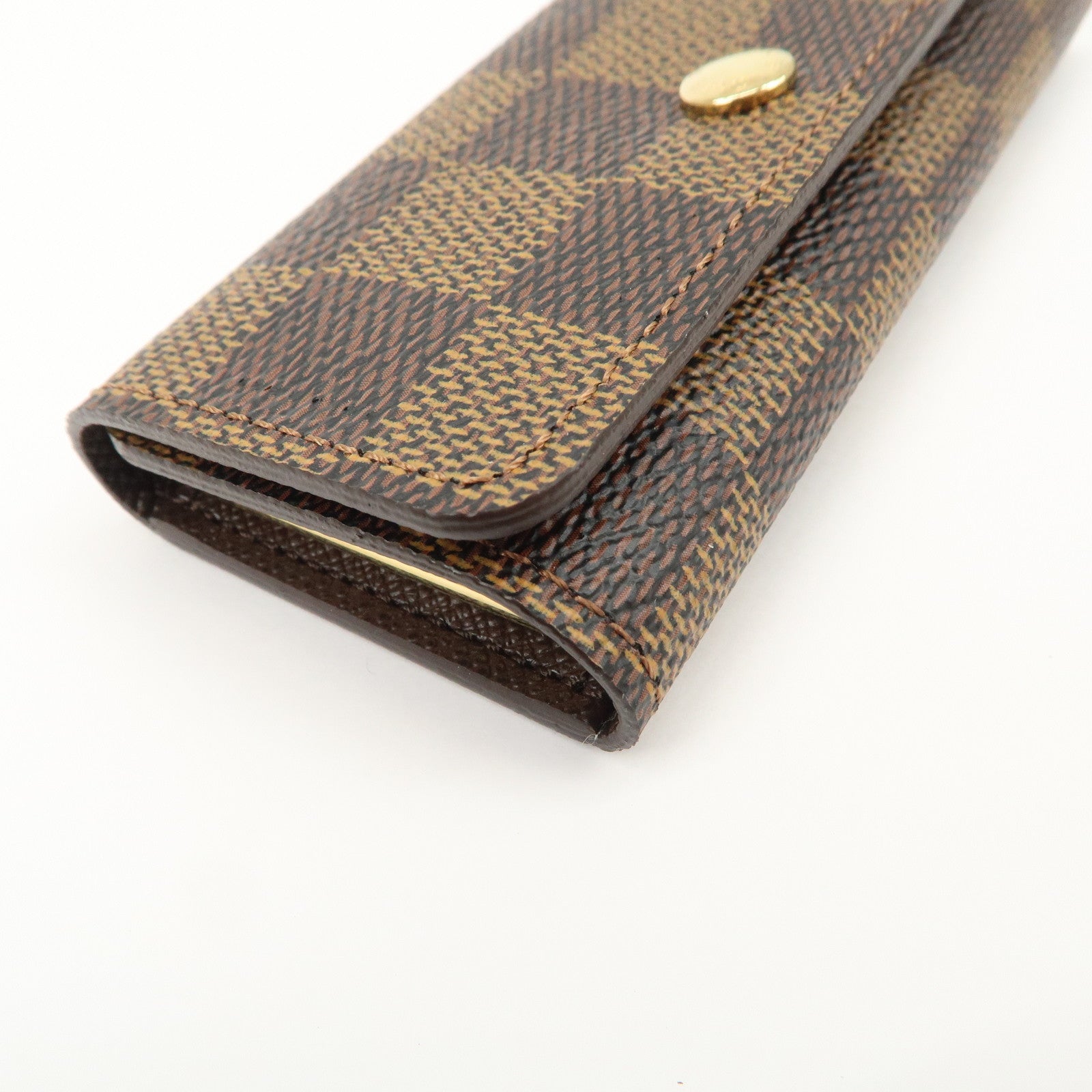 Louis Vuitton Damier Multicles 4 Key Case Damier Ebene Brown N62631