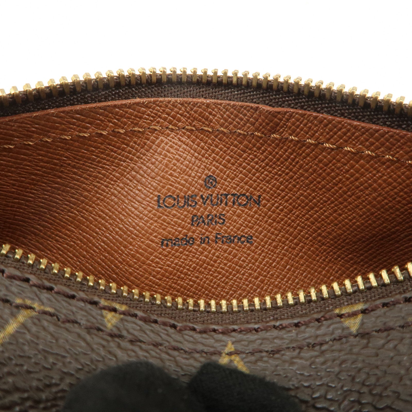 Louis Vuitton Monogram Mini Pouch for Papillon Bag Old Style Brown