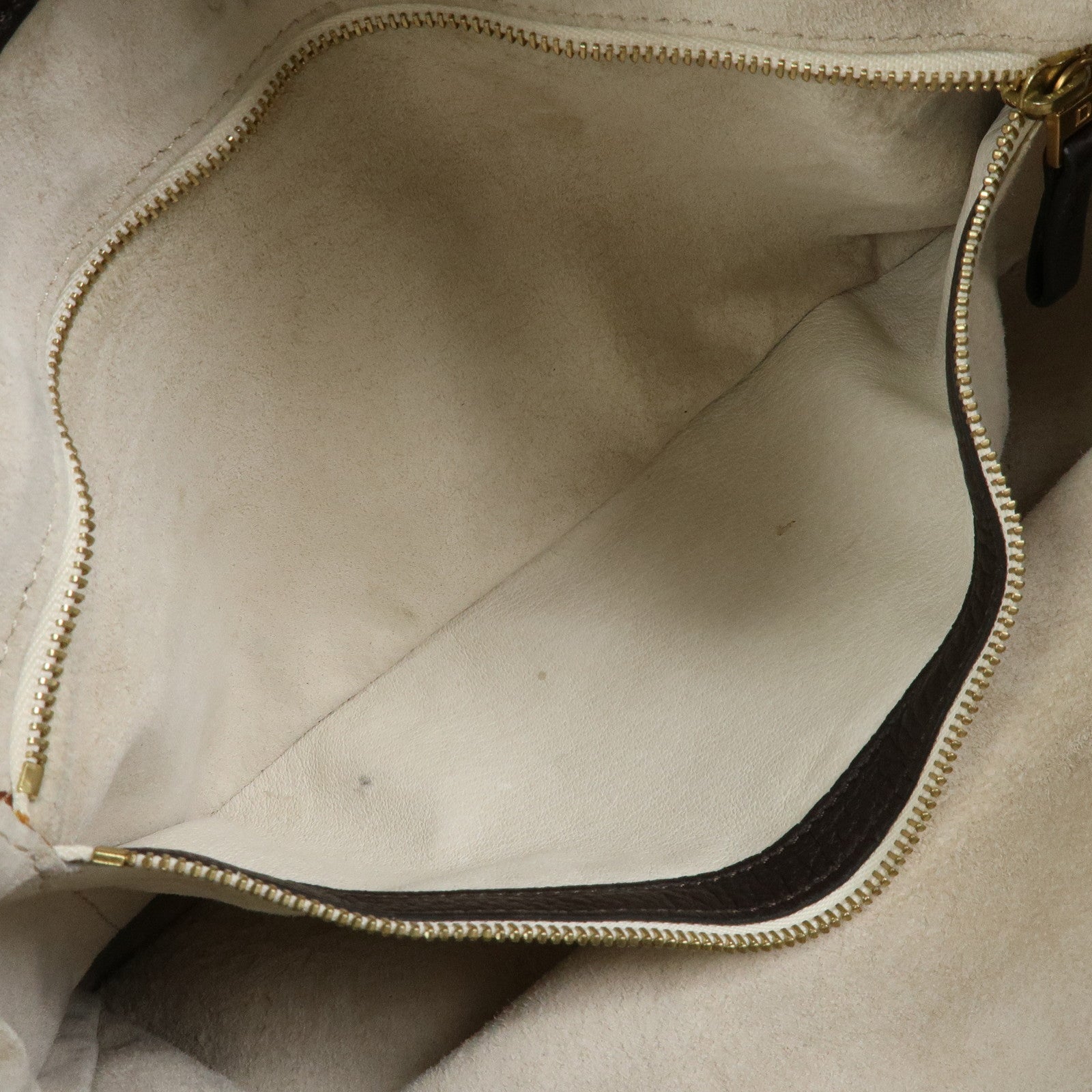 DELVAUX Leather 2Way Bag Hand Bag Shoulder Bag Brown