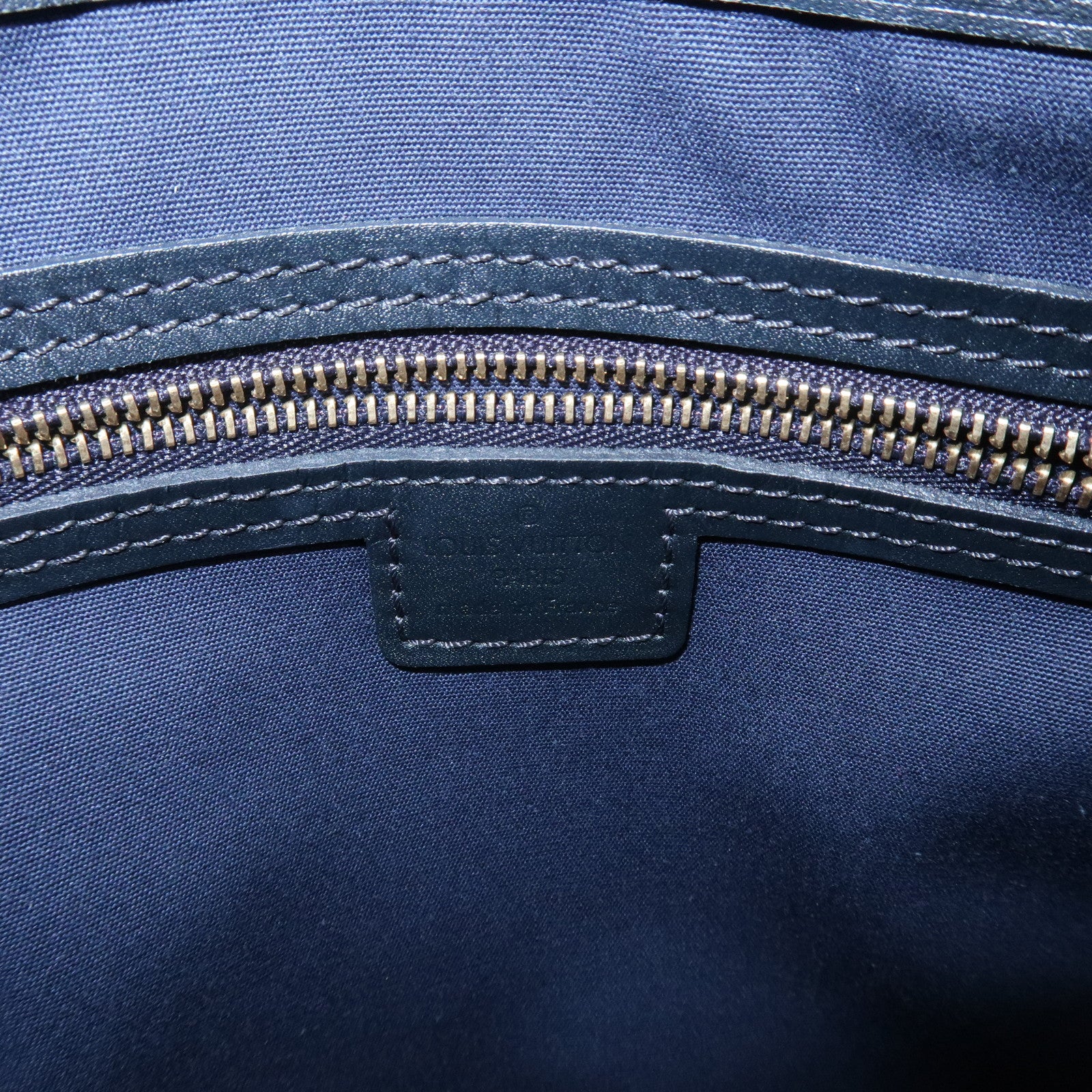 Louis Vuitton Monogram Mini Canvas Lucille GM Tote Bag Blue M92679