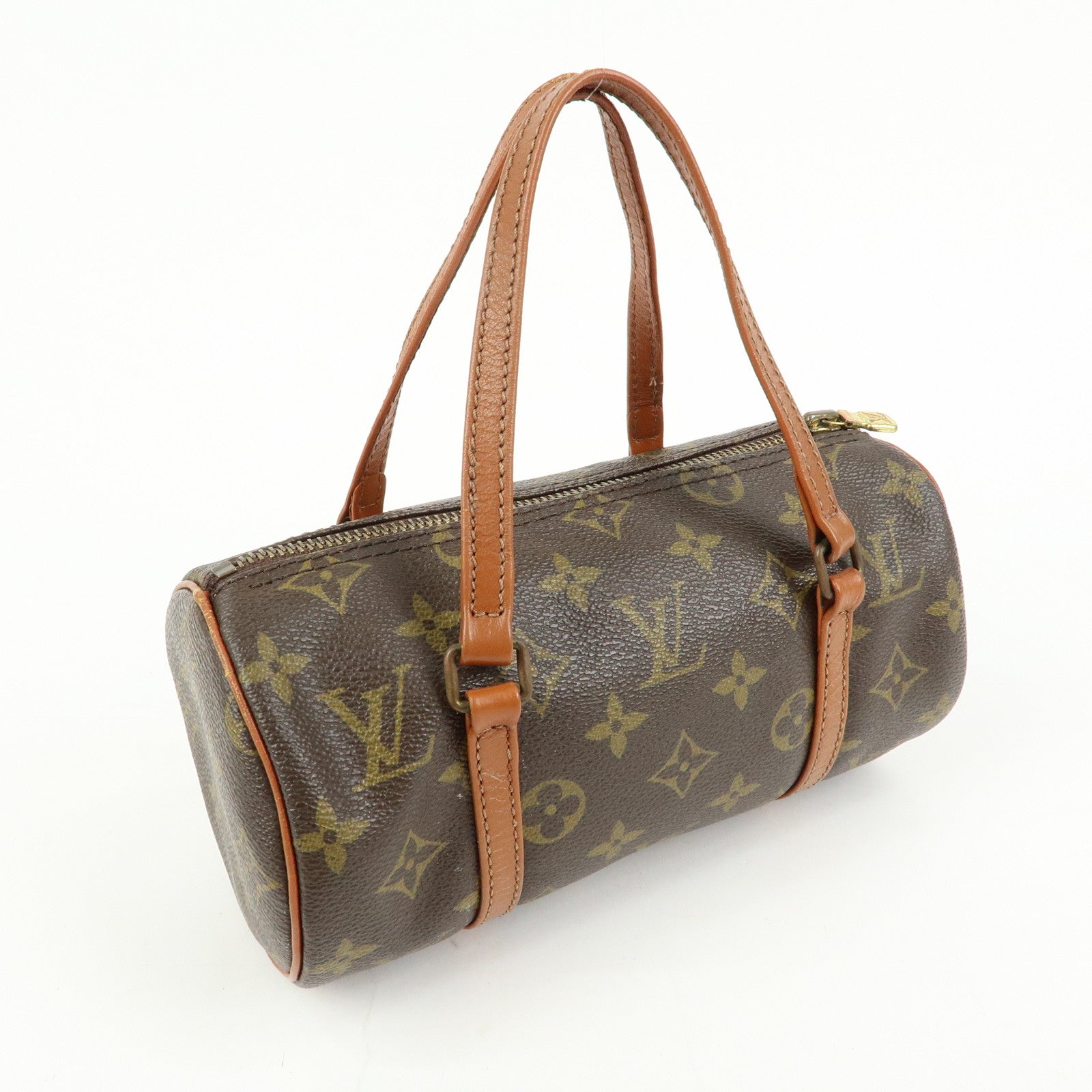 Louis Vuitton Monogram Canvas Leather Papillon 22 Hand Bag M51367