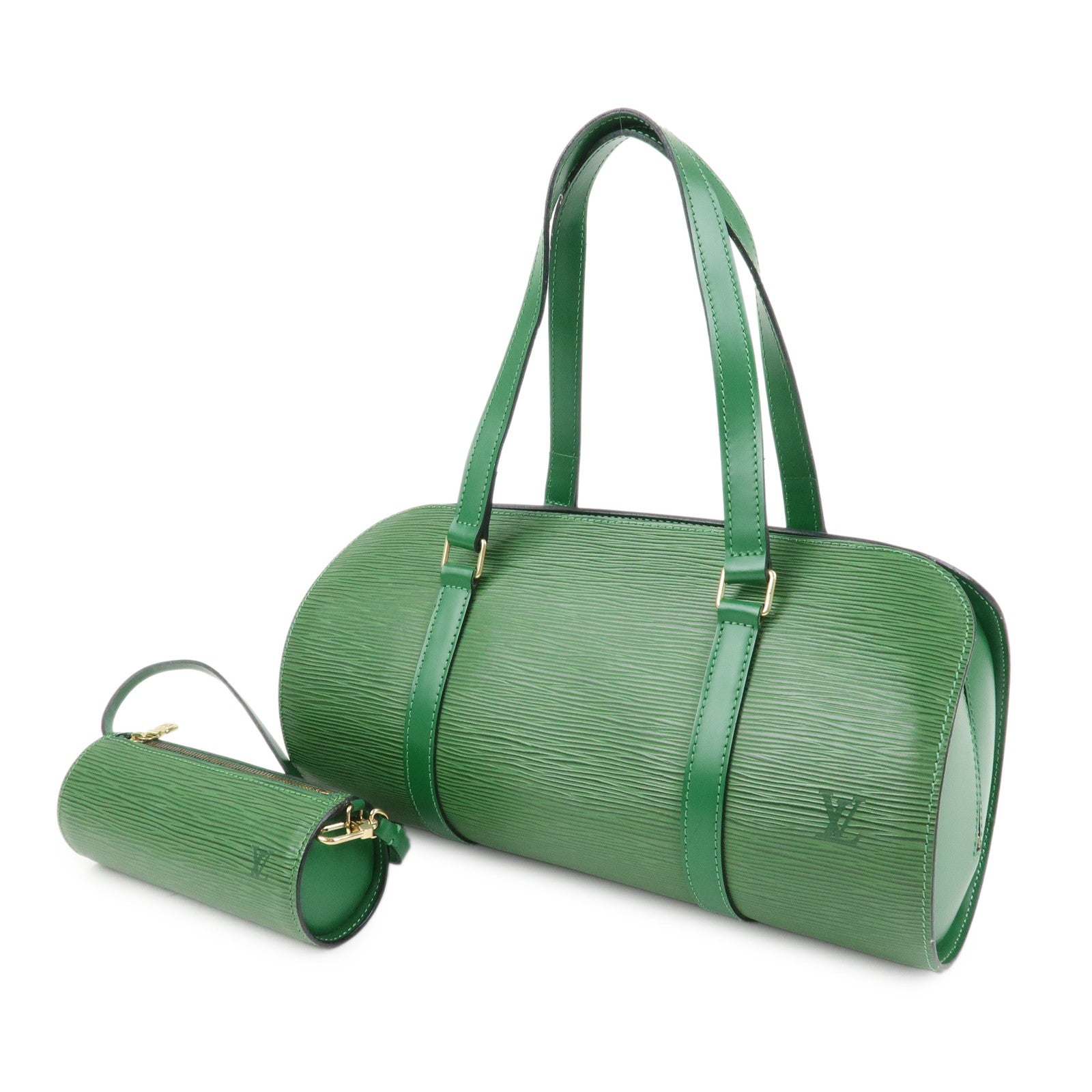 Louis Vuitton Epi Soufflot Hand Shoulder Bag Borneo Green M52224