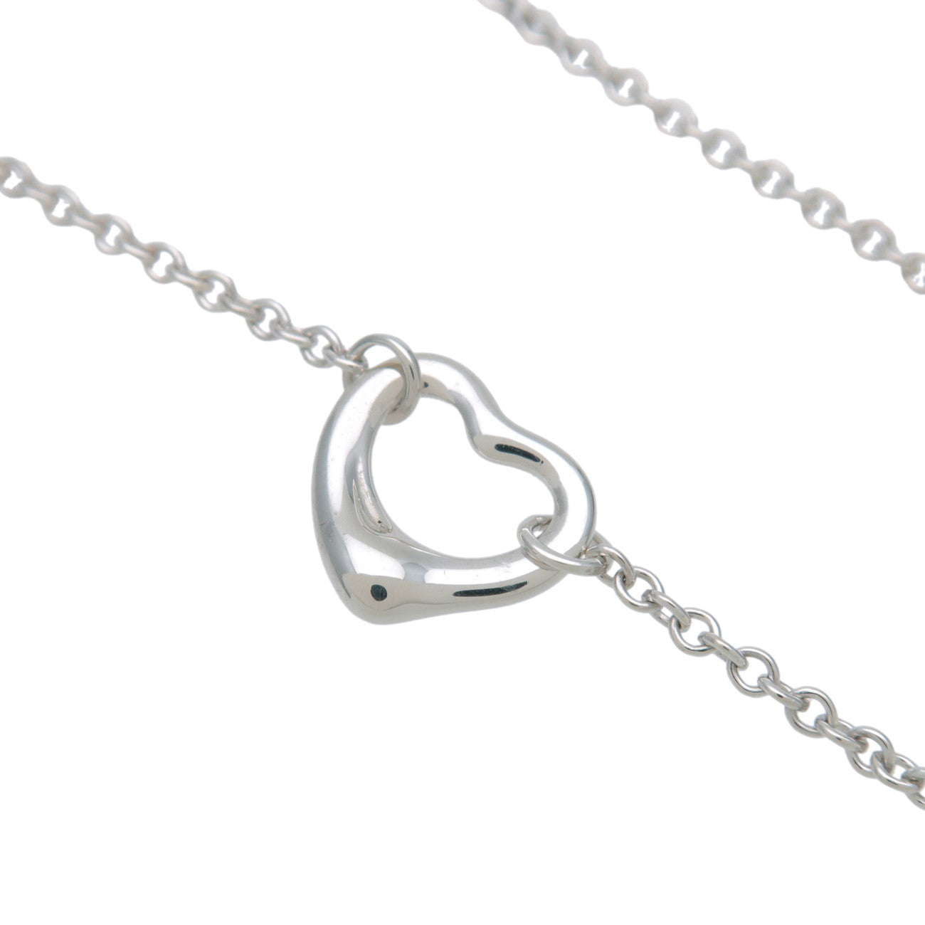 Tiffany & Co 3P Open Heart Bracelet SV925 Silver