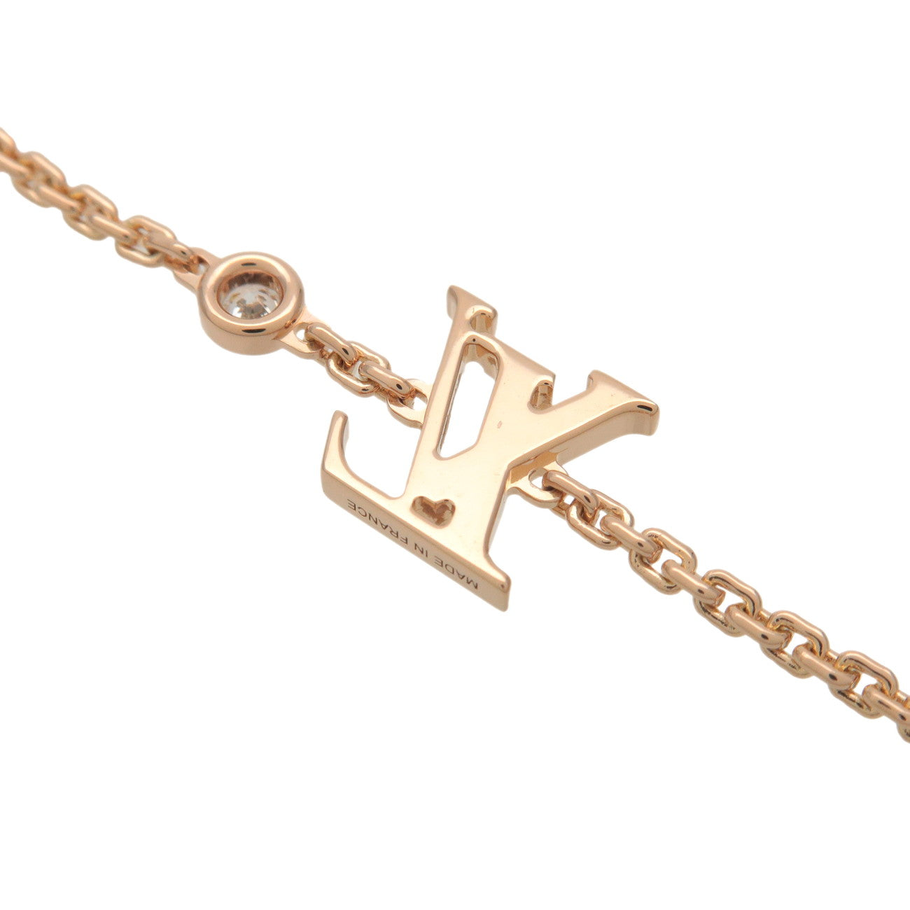 Louis Vuitton Idylle Blossom 1P Diamond Blacelet K18PG 750PG Q95595