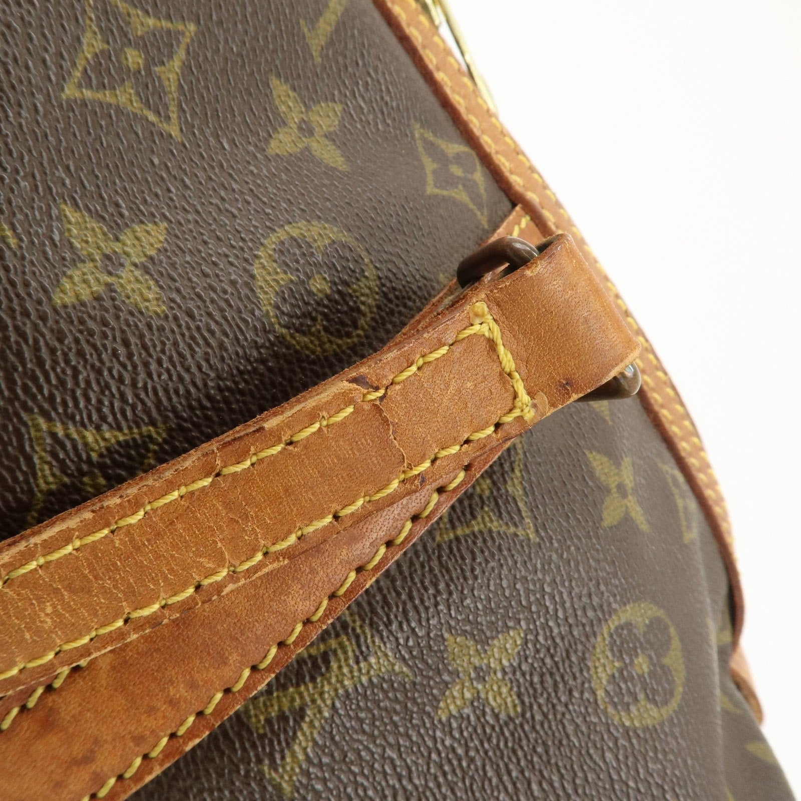 Louis Vuitton Monogram Sac Souple 35 Boston Bag Brown M41626