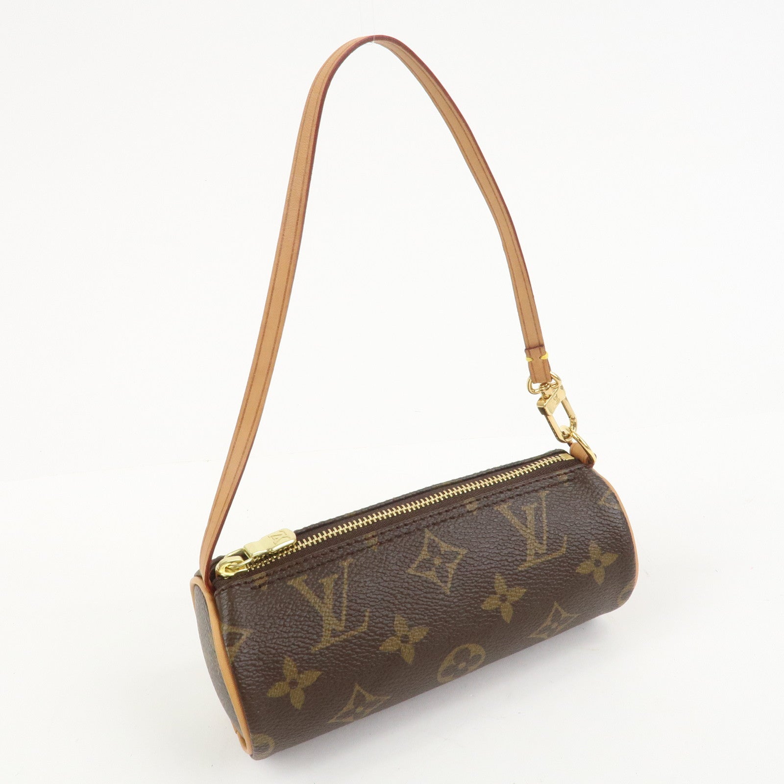 Louis Vuitton Monogram Mini Pouch for Papillon Bag Brown