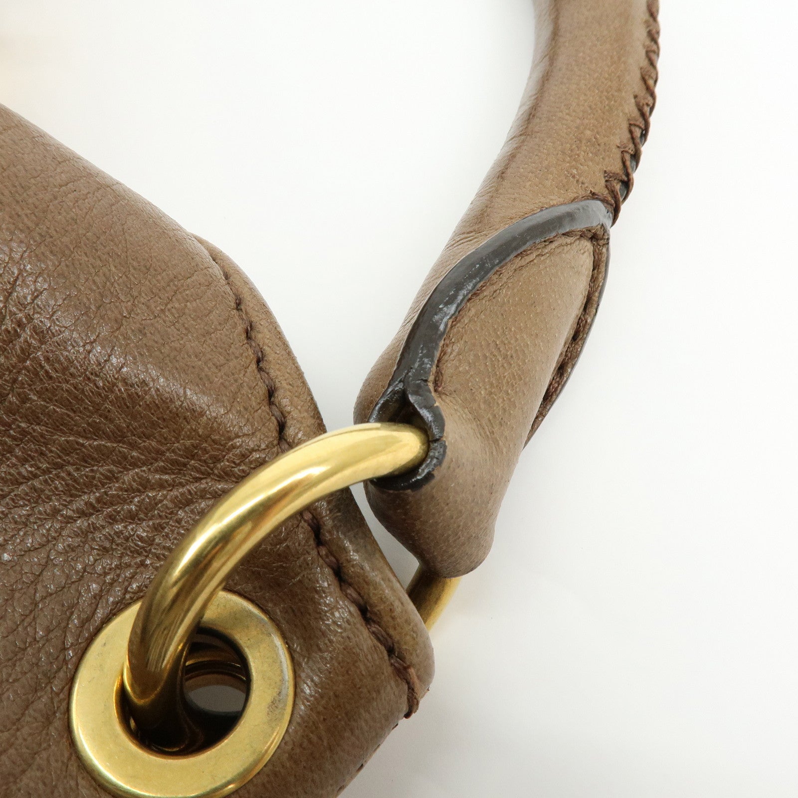 MIU MIU Leather 2Way Bag Hand Bag Shoulder Bag RR1591