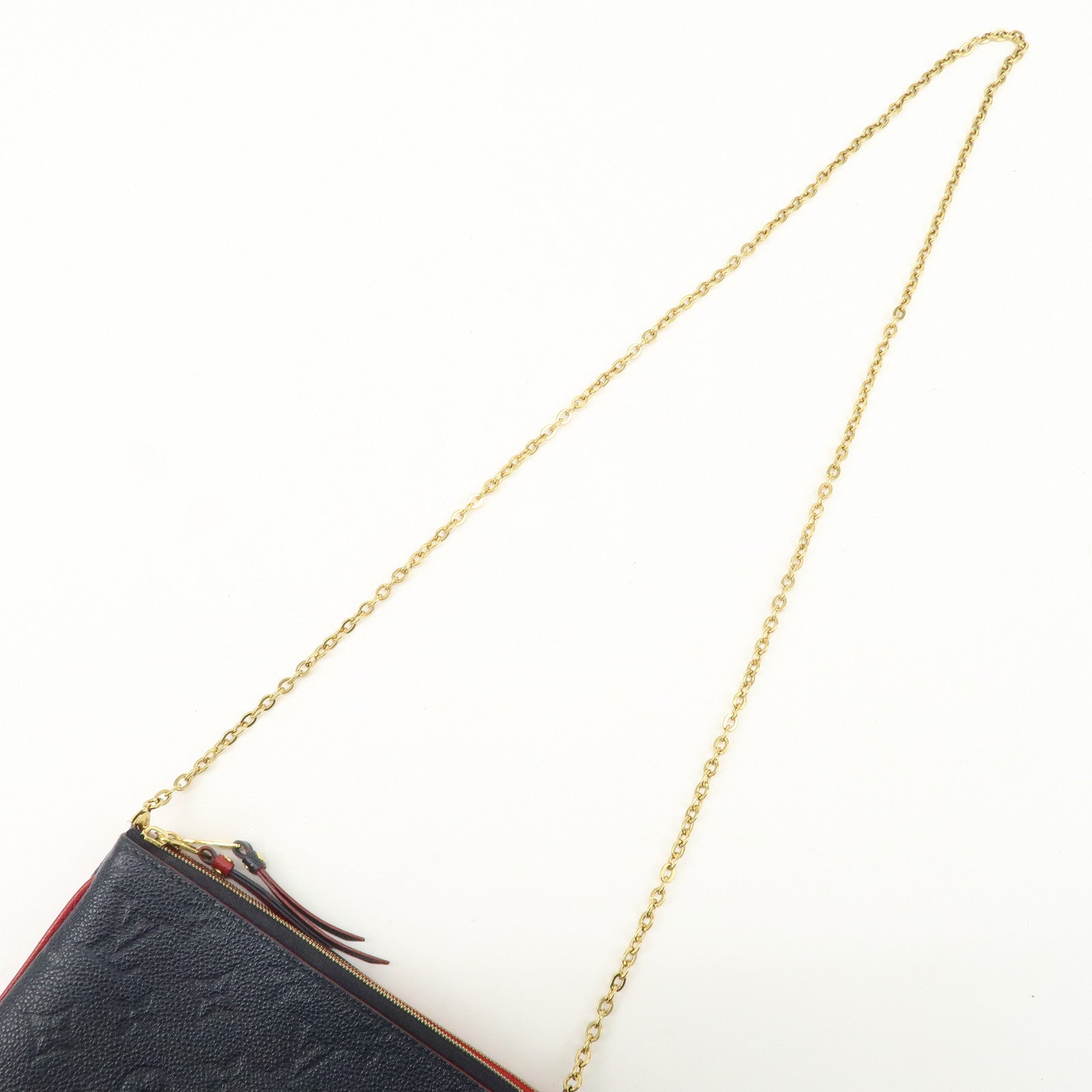 Louis Vuitton Monogram Empreinte Pochette Double Zip M63916 Used