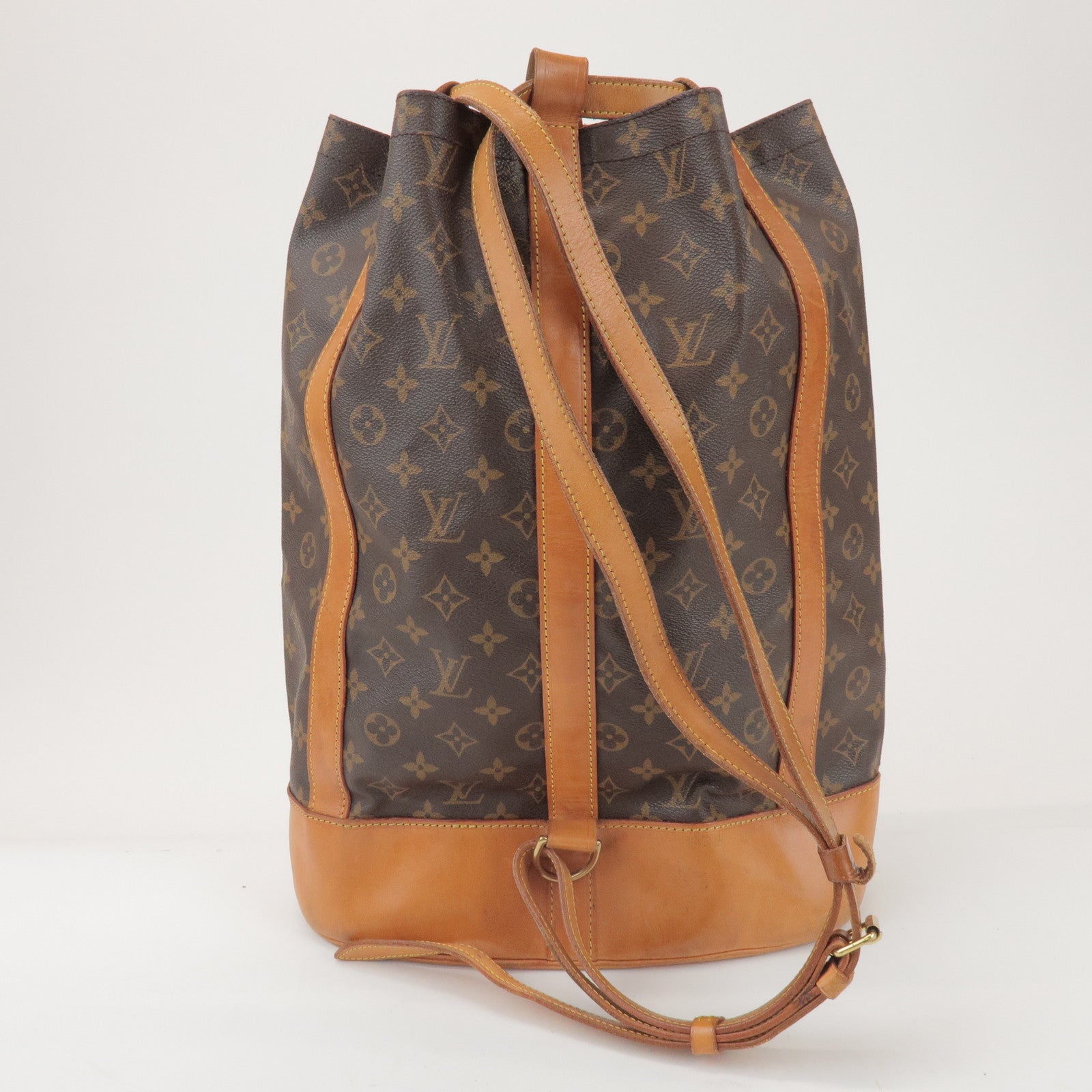 Louis Vuitton Monogram Randonnee GM Shoulder Bag Brown M42244