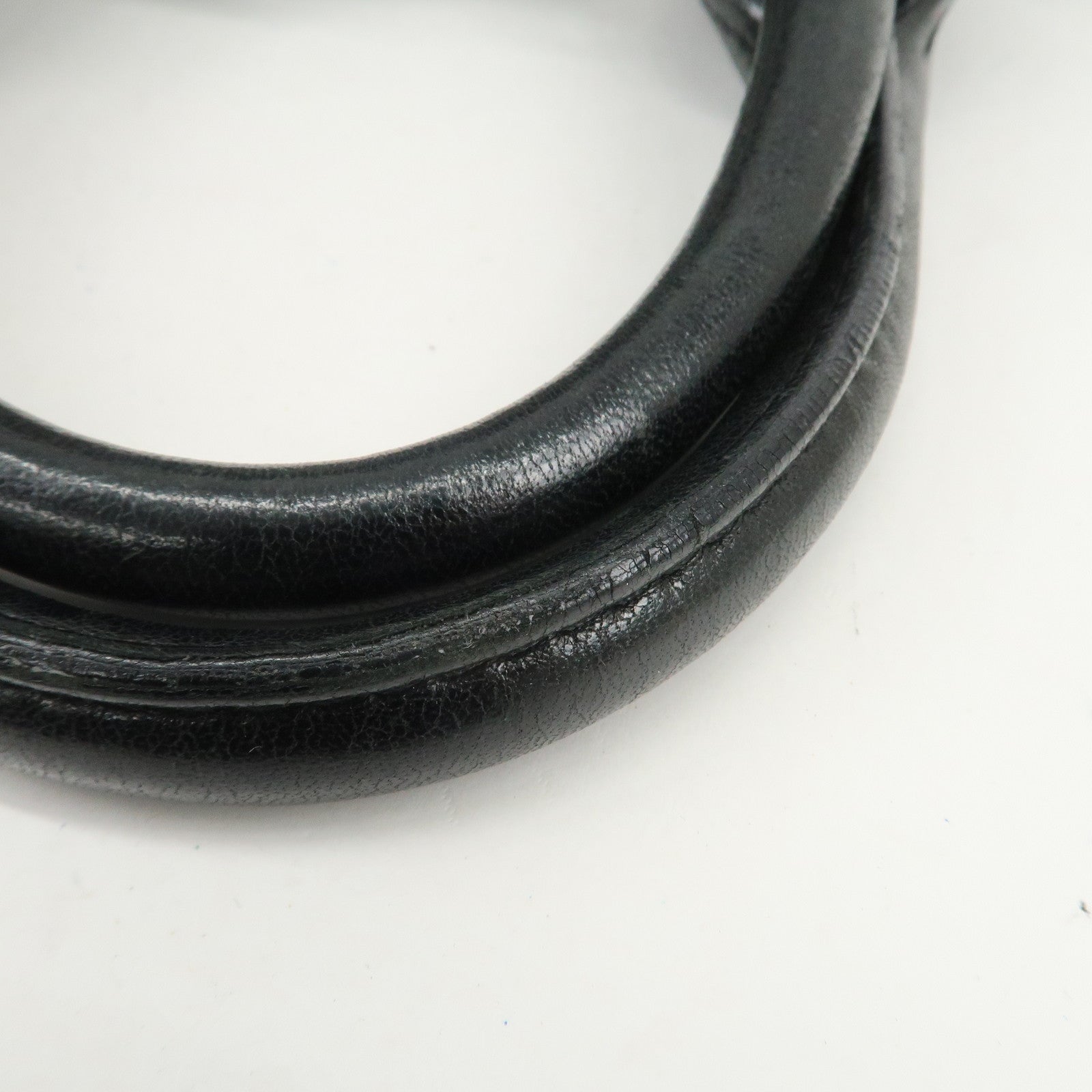 Chloe Paddington Leather Canvas Shoulder Bag Black Gray