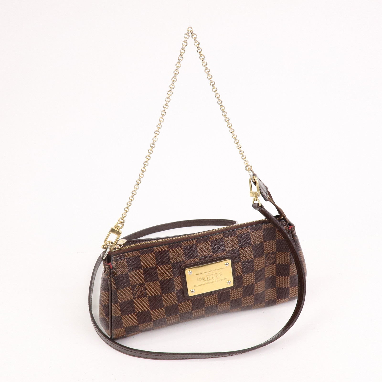 Louis Vuitton Damier Eva 2Way Hand Shoulder Bag Damier Ebene N55213