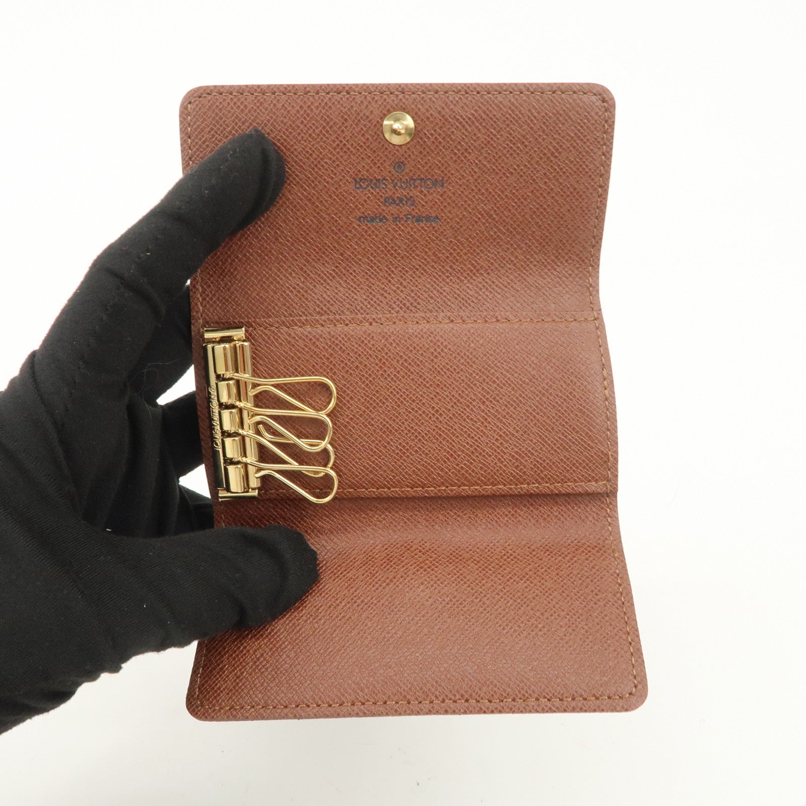 Louis Vuitton Monogram Multicles 4 Key Case Brown M69517