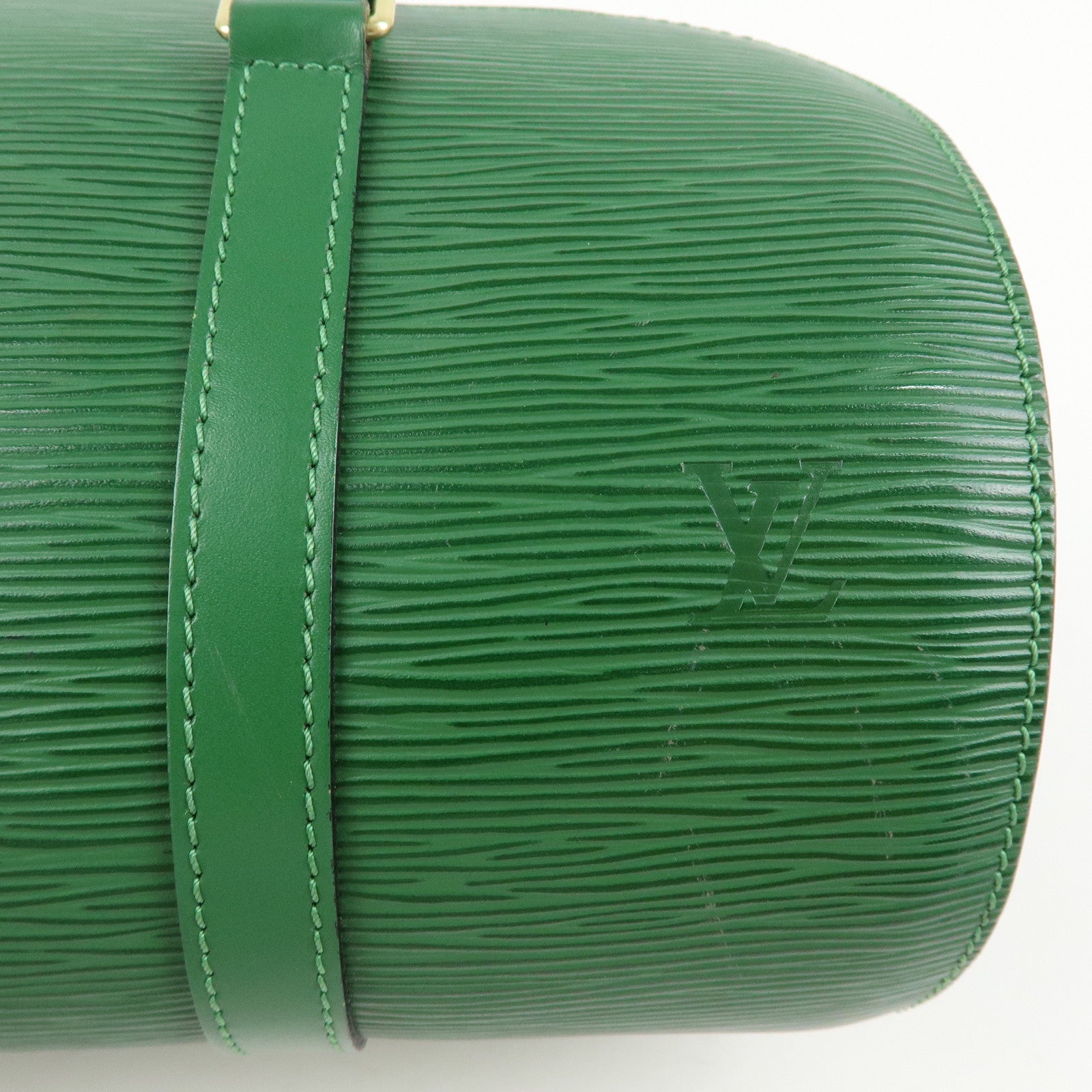 Louis Vuitton Epi Soufflot Hand Bag Borneo Green M52224