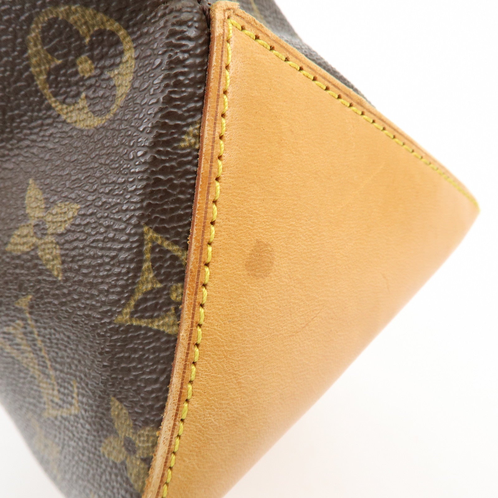 Louis Vuitton Monogram Cabas Piano Tote Bag Hand Bag Brown M51148