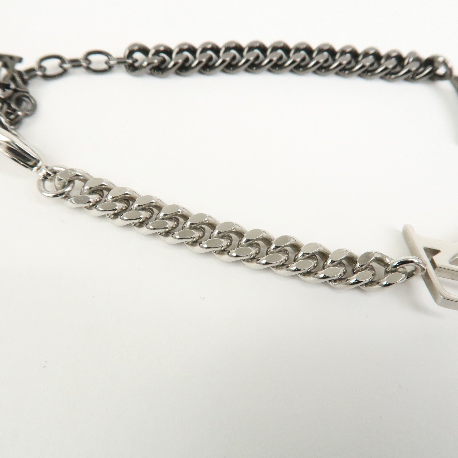 Louis Vuitton Monogram LV Instinct Bracelet Metal Silver M00508