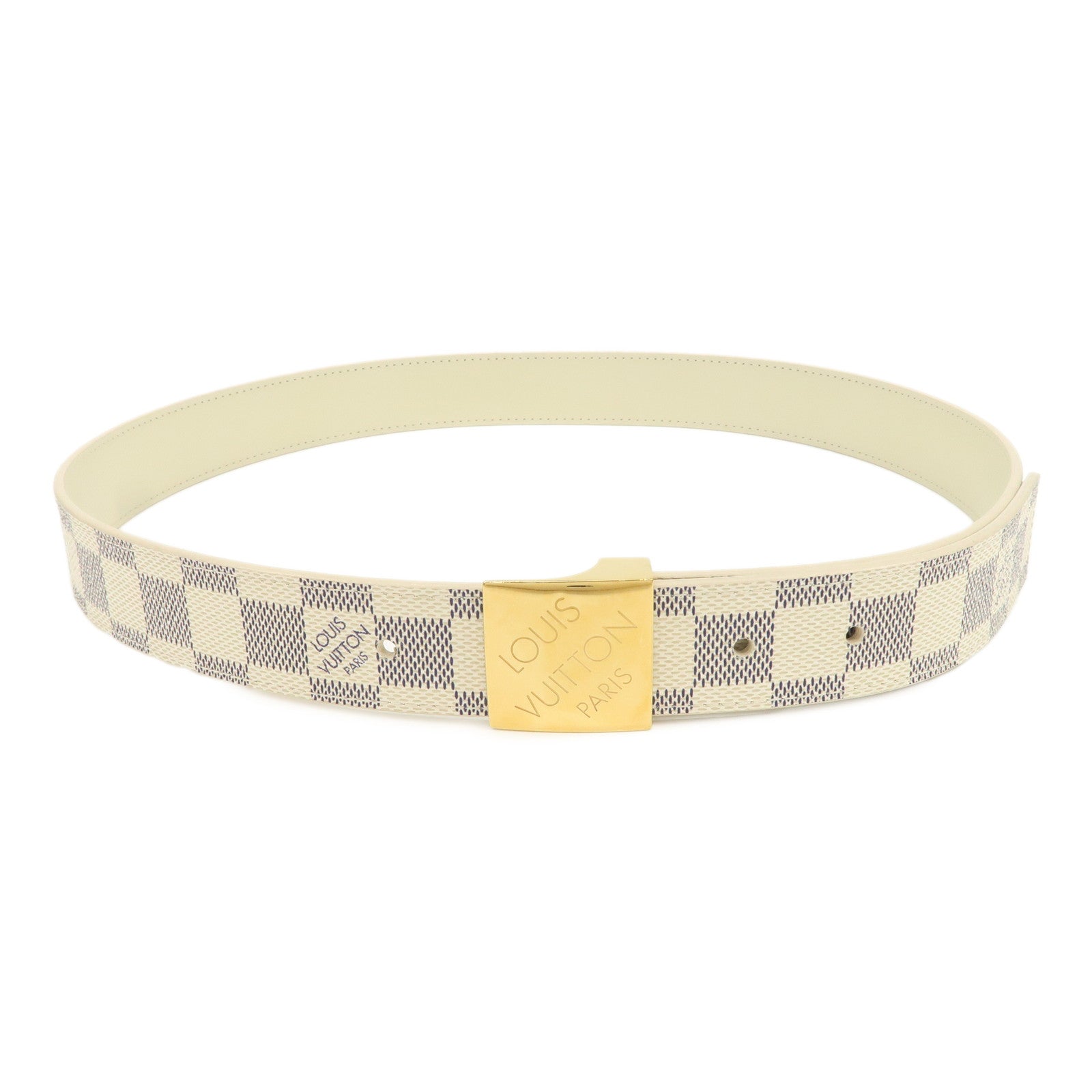 Louis Vuitton Damier Azur Ceinture Canvas Belt 85/34 M9678