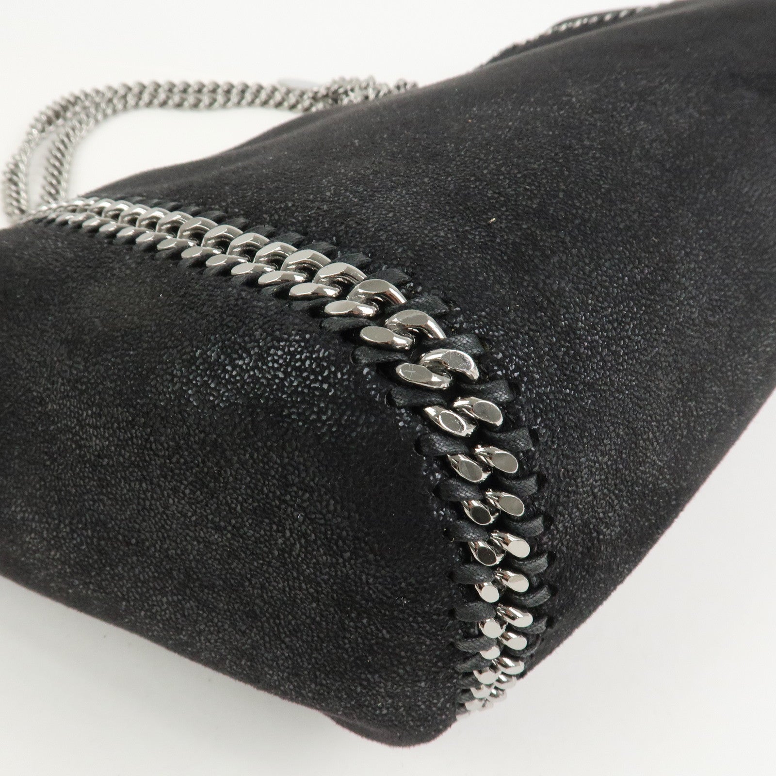 STELLA MCCARTNEY Falabella Polyester Chain Shoulder Bag Black
