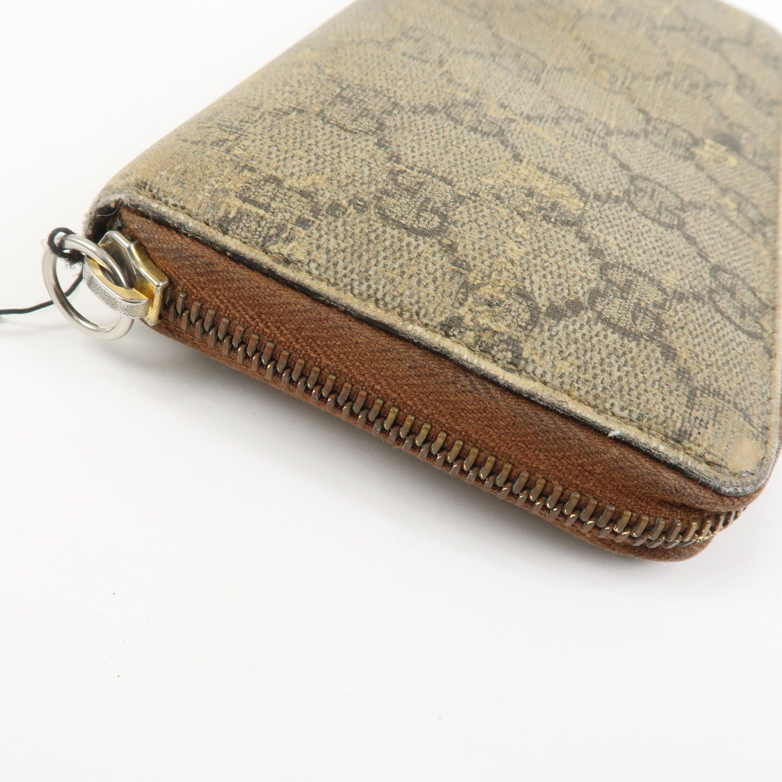 GUCCI Set of 3 Wallet GG Supreme Guccissima Leather Pink Beige