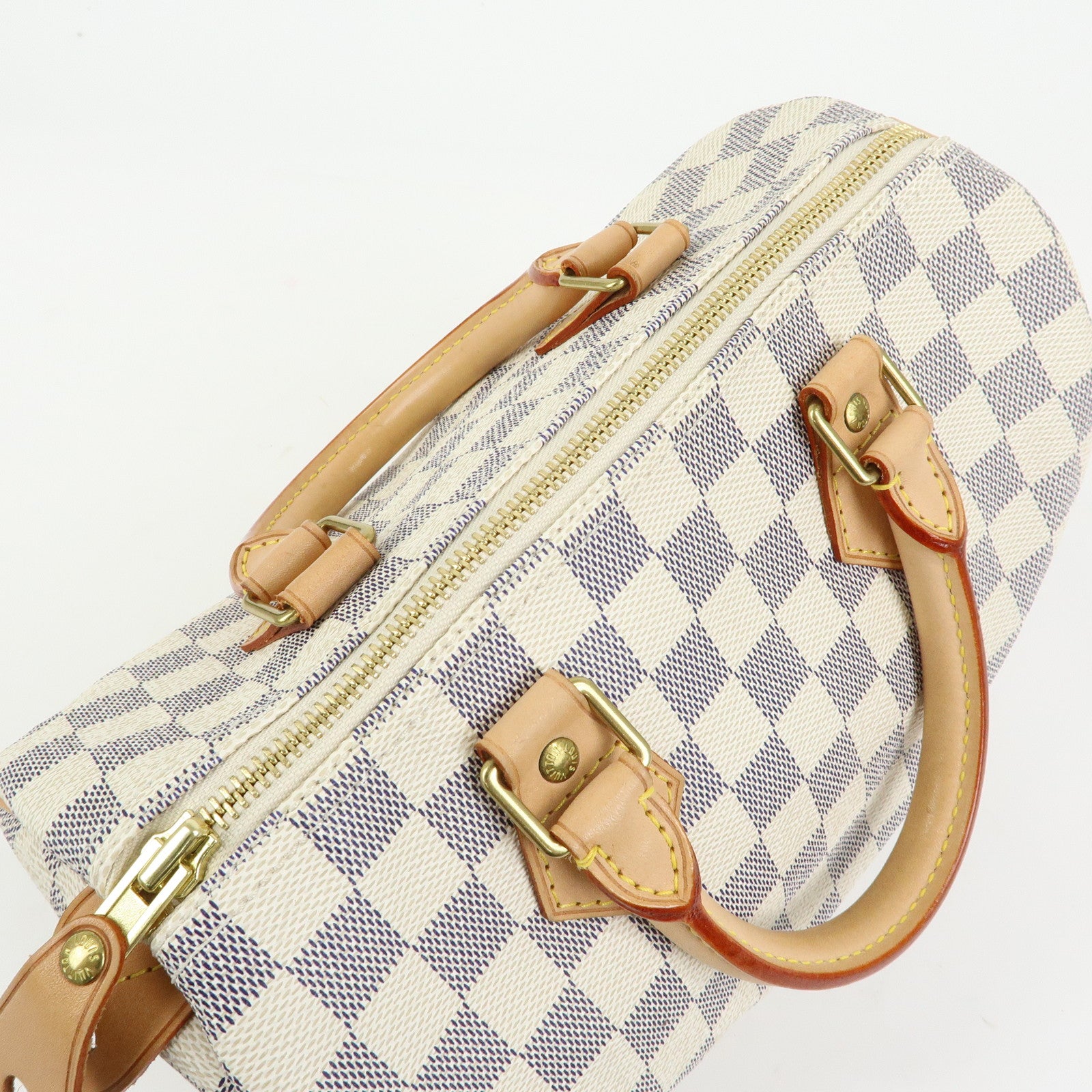 Louis Vuitton Damier Azur Speedy 25 Boston Bag Hand Bag N41534