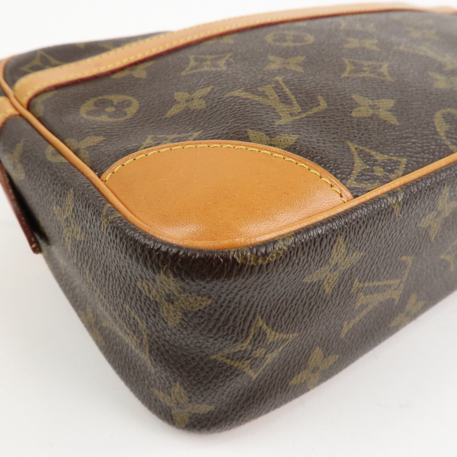 Louis Vuitton Monogram Compiegne 28 Pouch Clutch Bag Brown M51845 Used