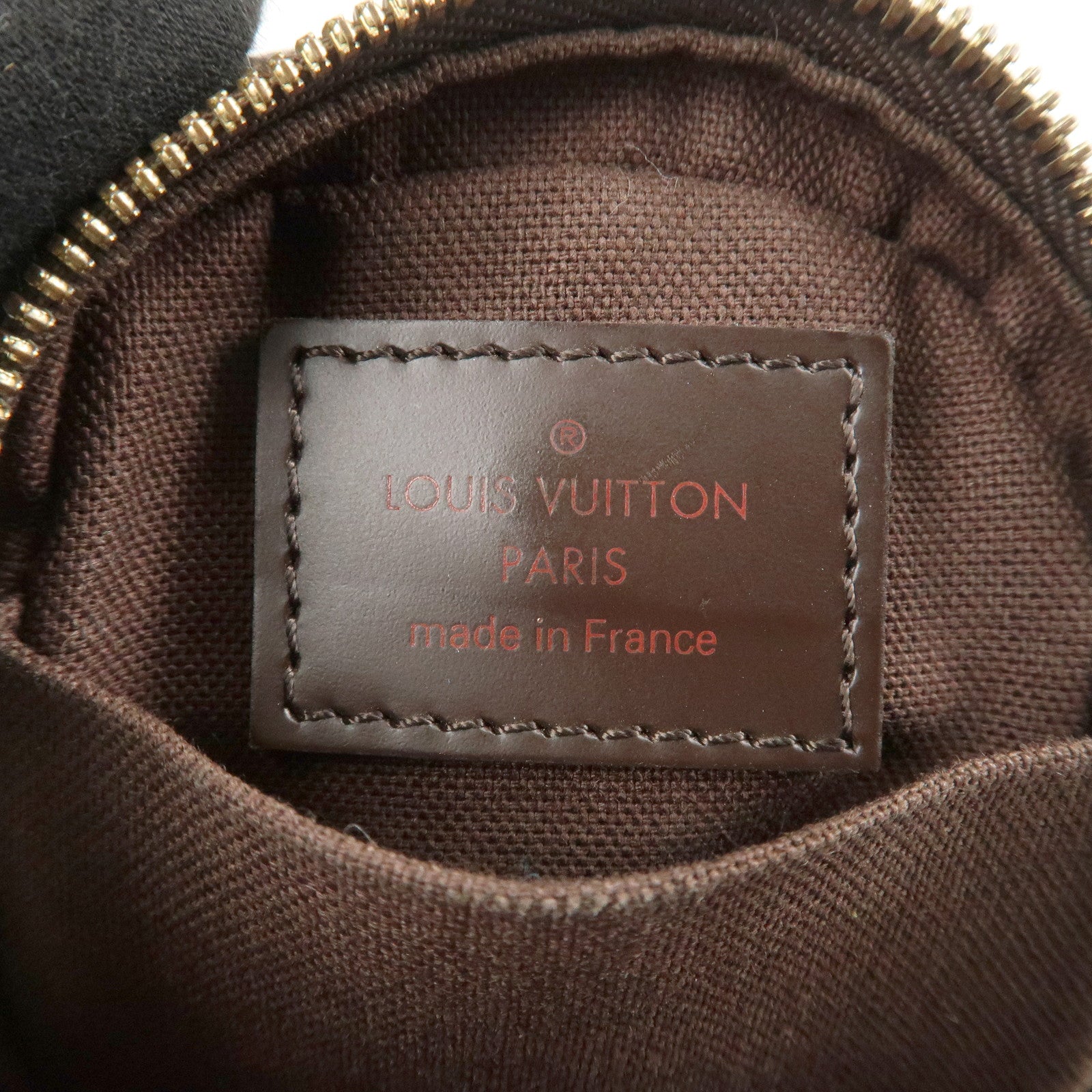 Louis Vuitton Damier Leather Canvas Etui Okapi PM Camera Case N61738 Used