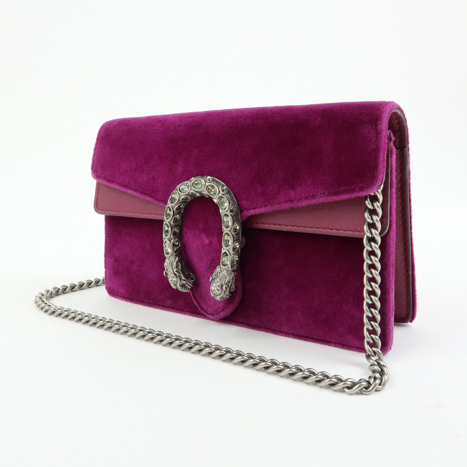 GUCCI Dionysus Super Mini Bag Velvet Chain Shoulder Bag 476432