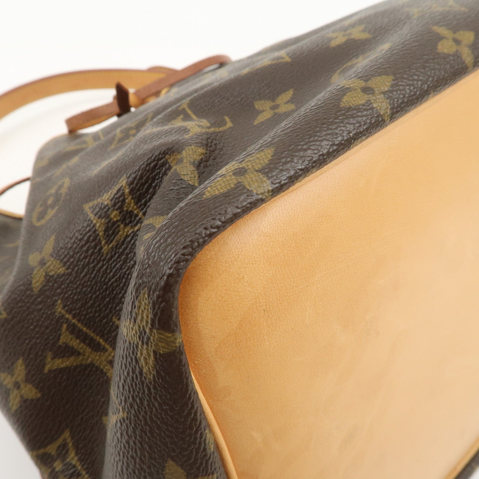 Louis Vuitton Monogram Petit Noe Shoulder Bag Brown M42226