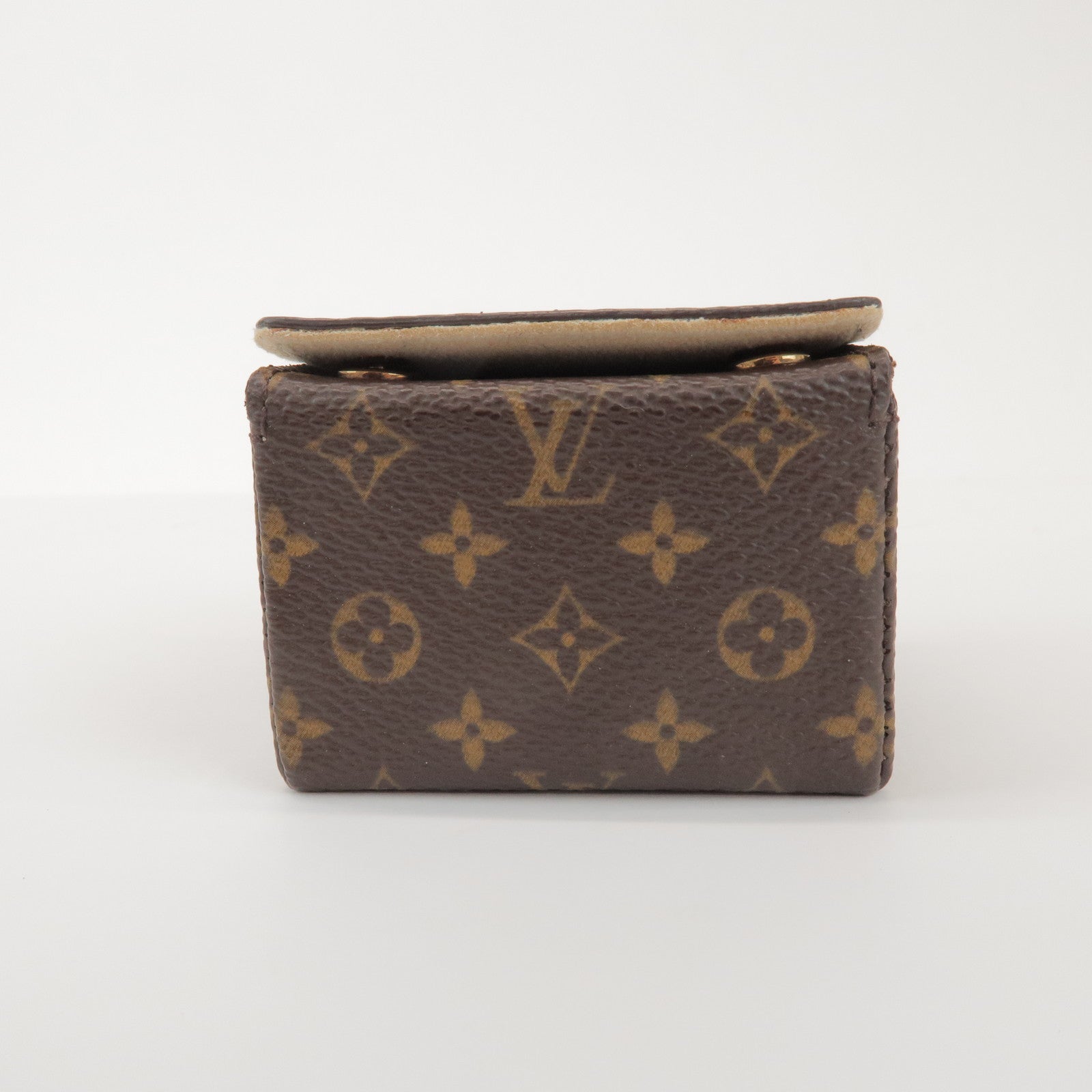 Louis Vuitton Monogram Set of 2 Ring Case Jewelry Case Brown