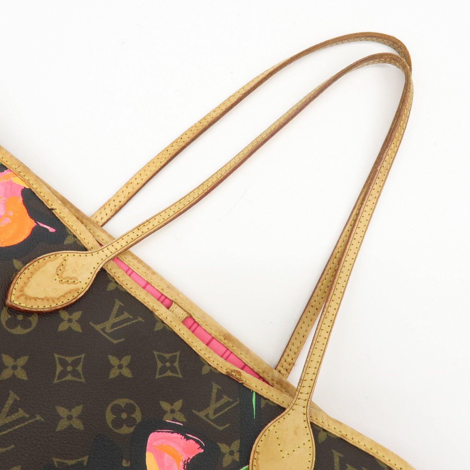 Louis Vuitton Monogram Rose Neverfull MM Tote Shoulder Bag M48613