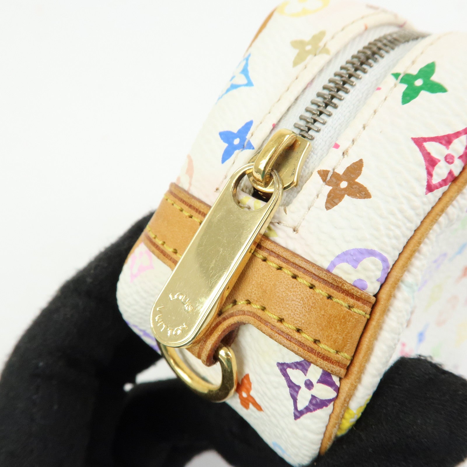 Louis Vuitton Monogram Multicolor Trousse Wapity Pouch Blanc M58033