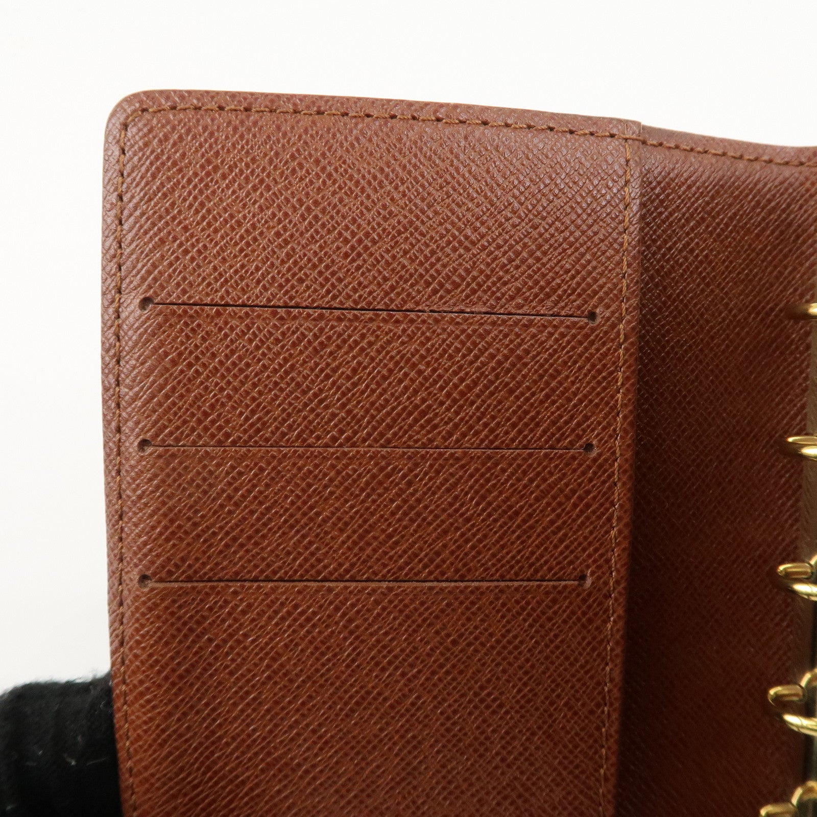 Louis Vuitton Monogram Agenda PM Planner Cover Brown R20005 Used