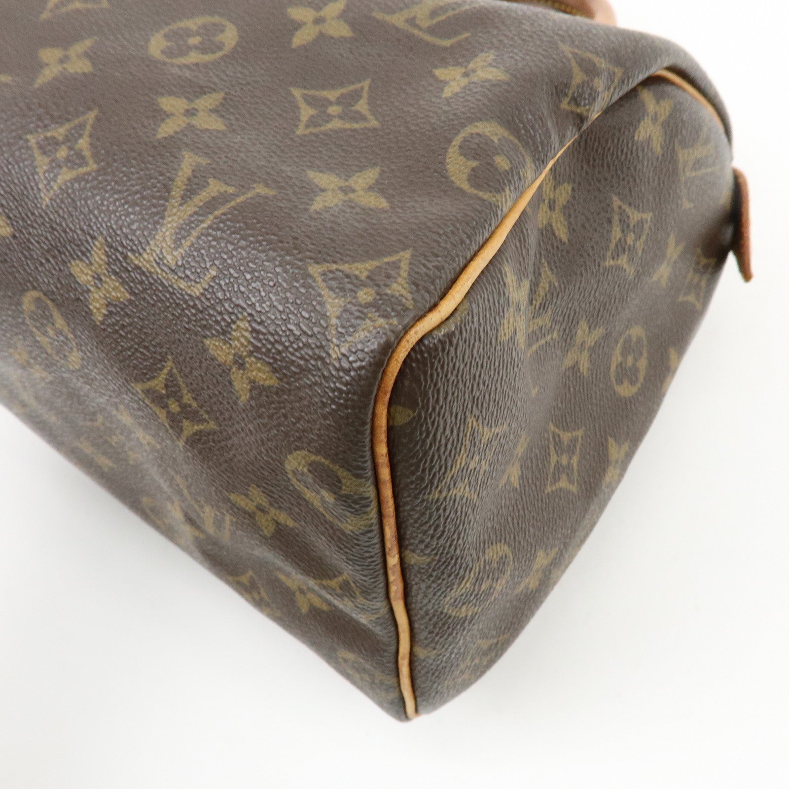 Louis Vuitton Monogram Speedy 25 Boston Bag Hand Bag Brown M41528